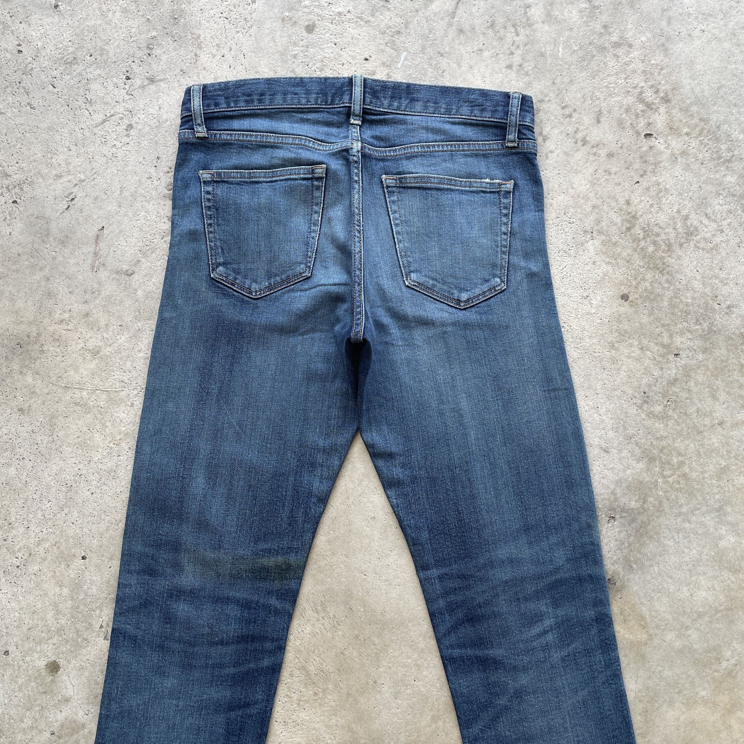 Japanese Brand VINTAGE JAPANESE SLIMFIT DENIM SELVEDGE FADED JEANS PANTS Size US 32 / EU 48 - 9 Thumbnail