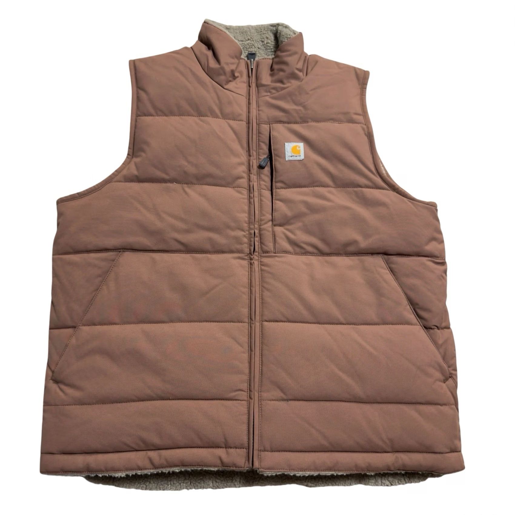 Vintage Montana Women's Reversible Relaxed Fit Insulated Vest L Nutmeg Size L / US 10 / IT 46 - 5 Thumbnail