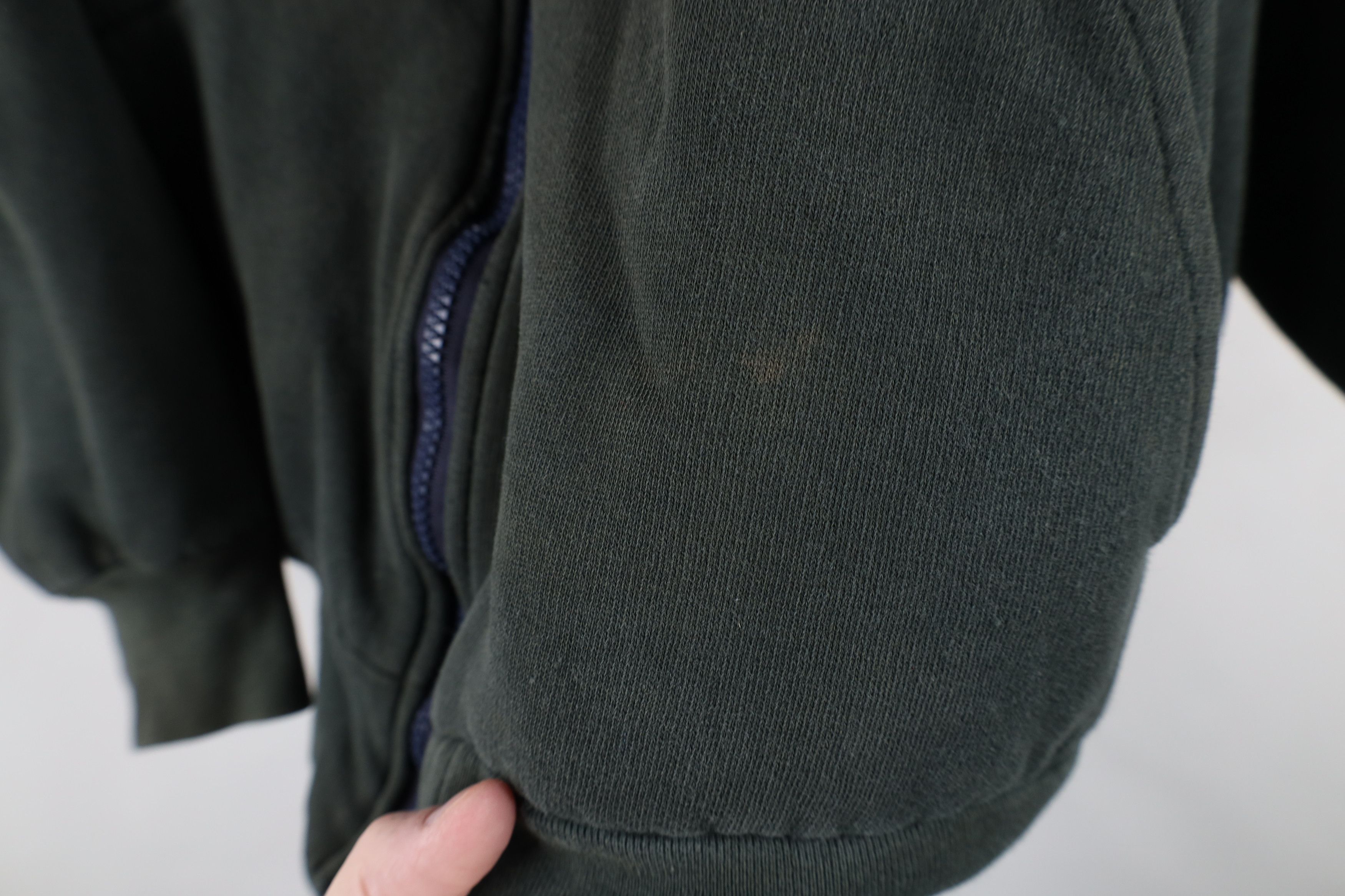 Vintage Vintage 90s Streetwear Blank Reversible Full Zip Hoodie Size US L / EU 52-54 / 3 - 5 Thumbnail