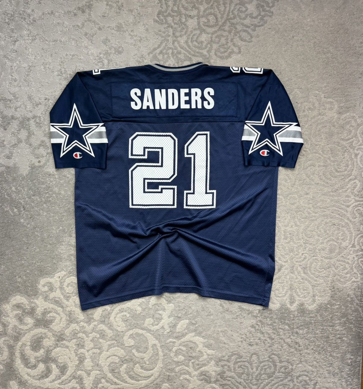 Champion Rare Jersey Champion Dallas Cowboys #21 Deion Sanders NFL Size US XL / EU 56 / 4 - 3 Thumbnail