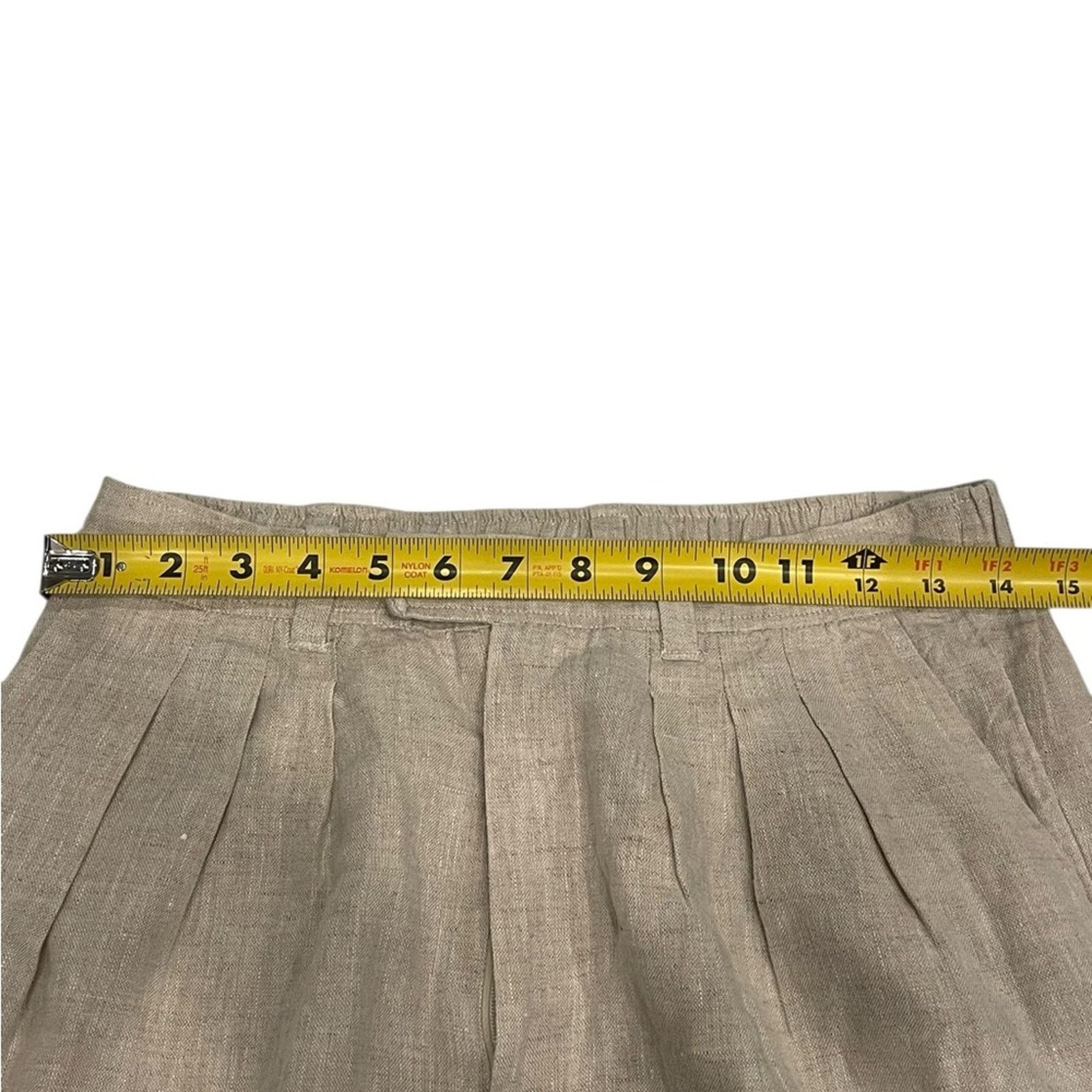 Other Posse Women's Tan linen Pant Size:S Size 28" / US 6 / IT 42 - 7 Thumbnail