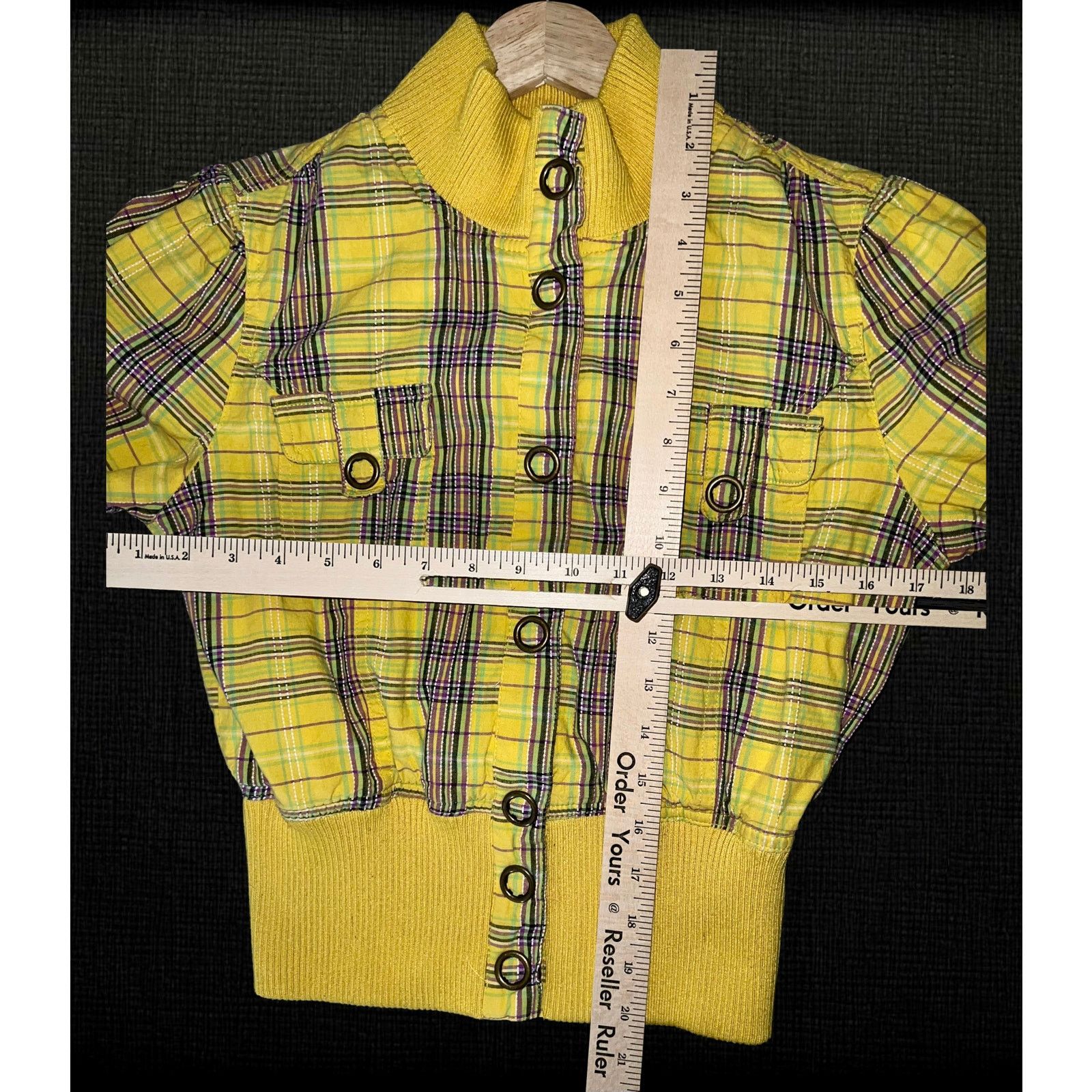 Forever 21 Forever 21 Yellow Button Jacket Blazer Size L / US 10 / IT 46 - 14 Thumbnail