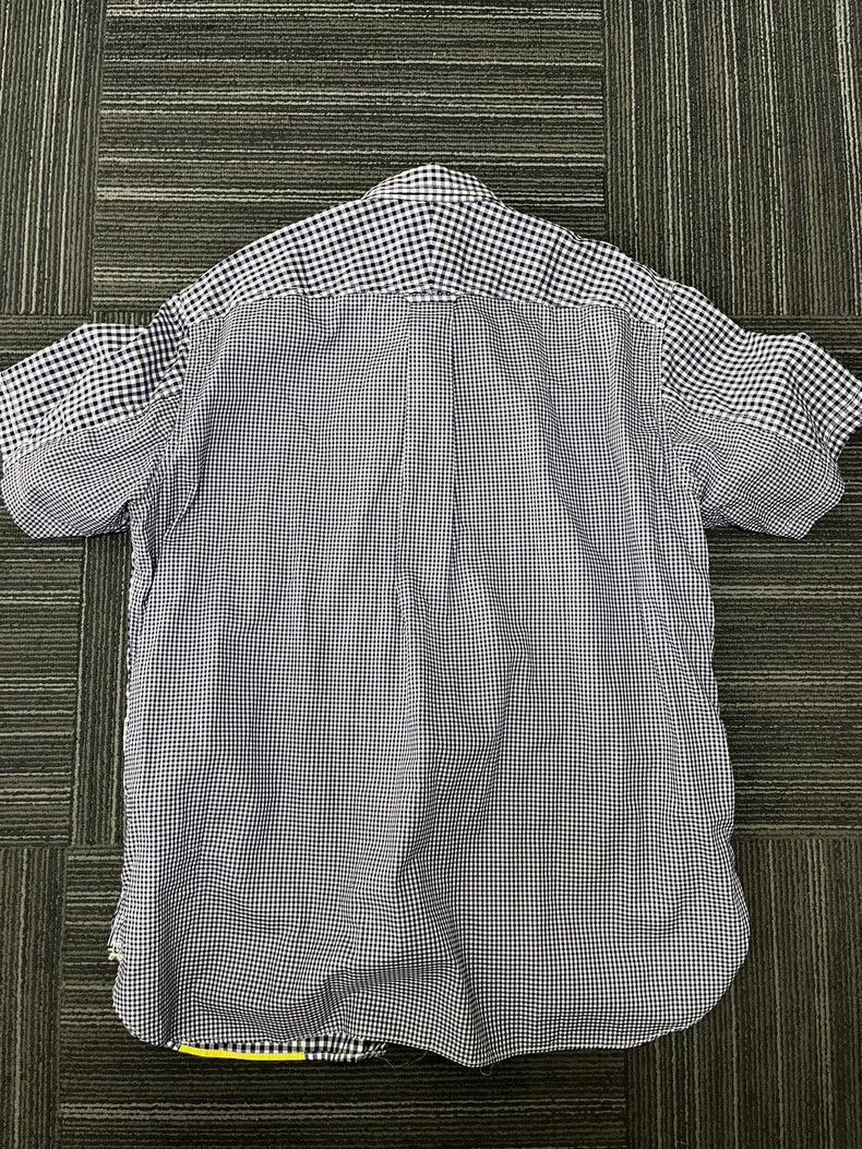 Junya Watanabe Junya Watanabe Patchwork Short Sleeve Shirt Size US L / EU 52-54 / 3 - 2 Thumbnail