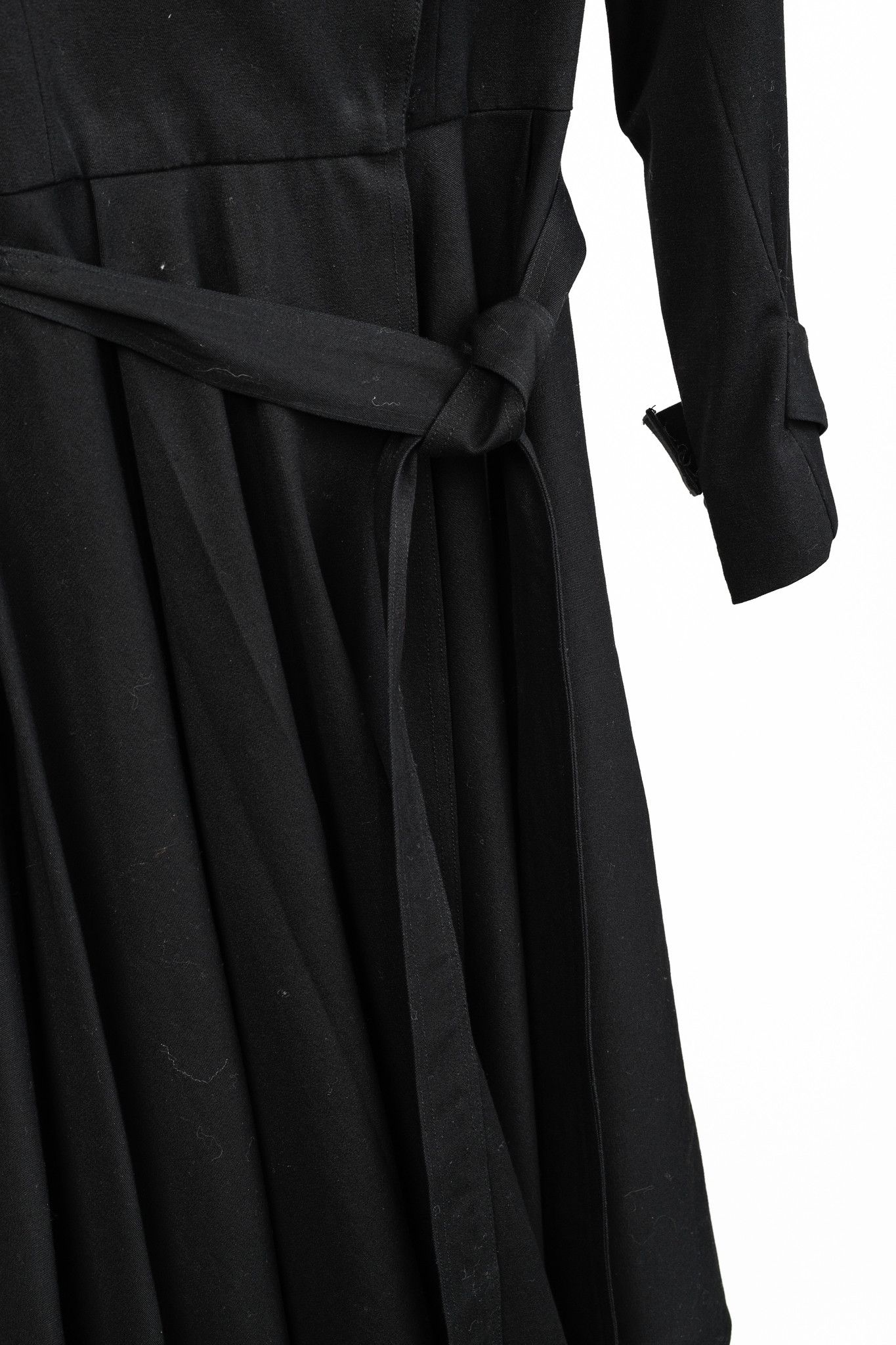 Other Tavan & Mitto Black Full Skirt Trench Coat Size S / US 4 / IT 40 - 8 Thumbnail