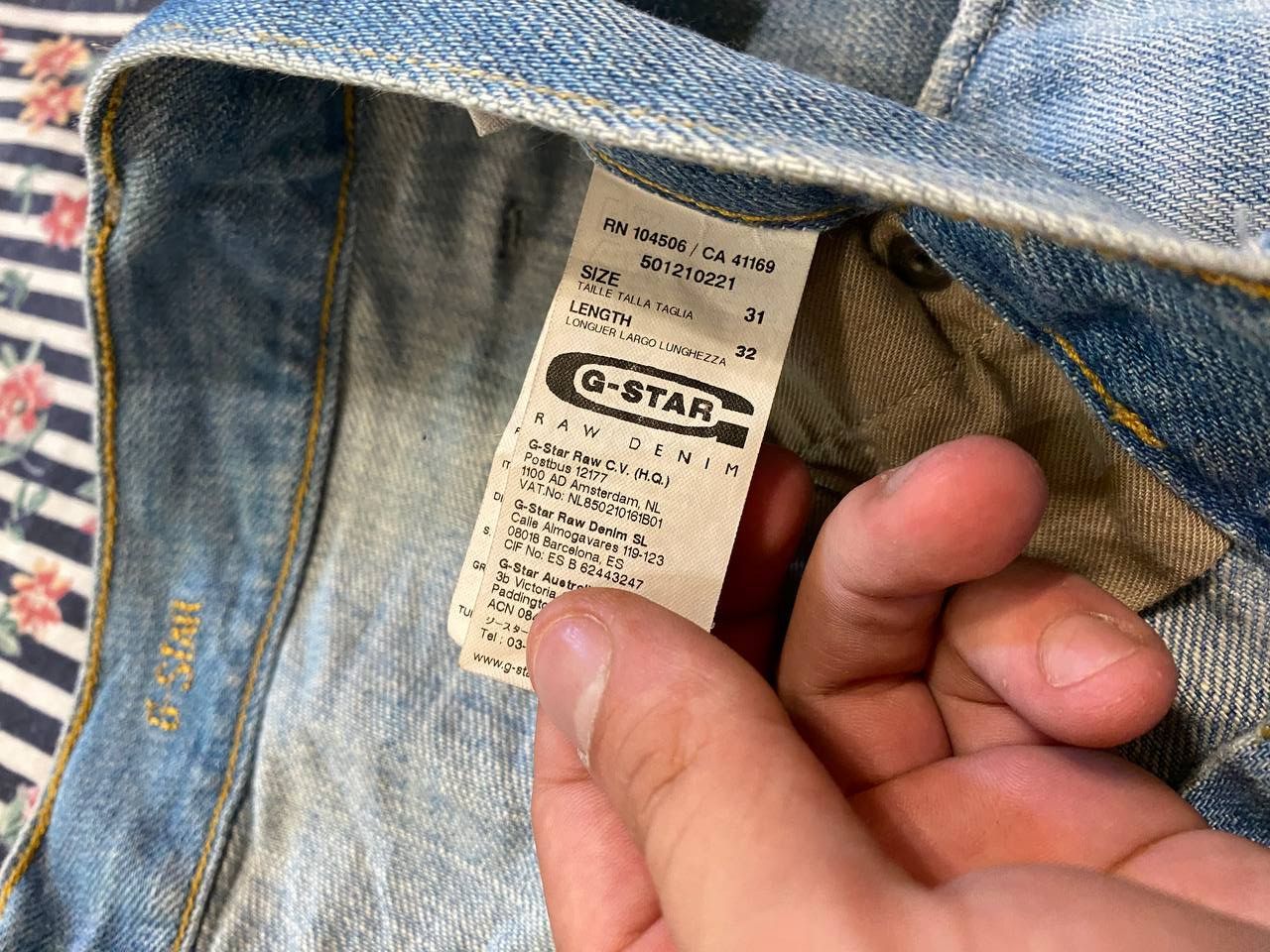 G-Star Vintage G-Star Raw Distressed Denim Jeans Size 31 Size US 31 - 2 Thumbnail