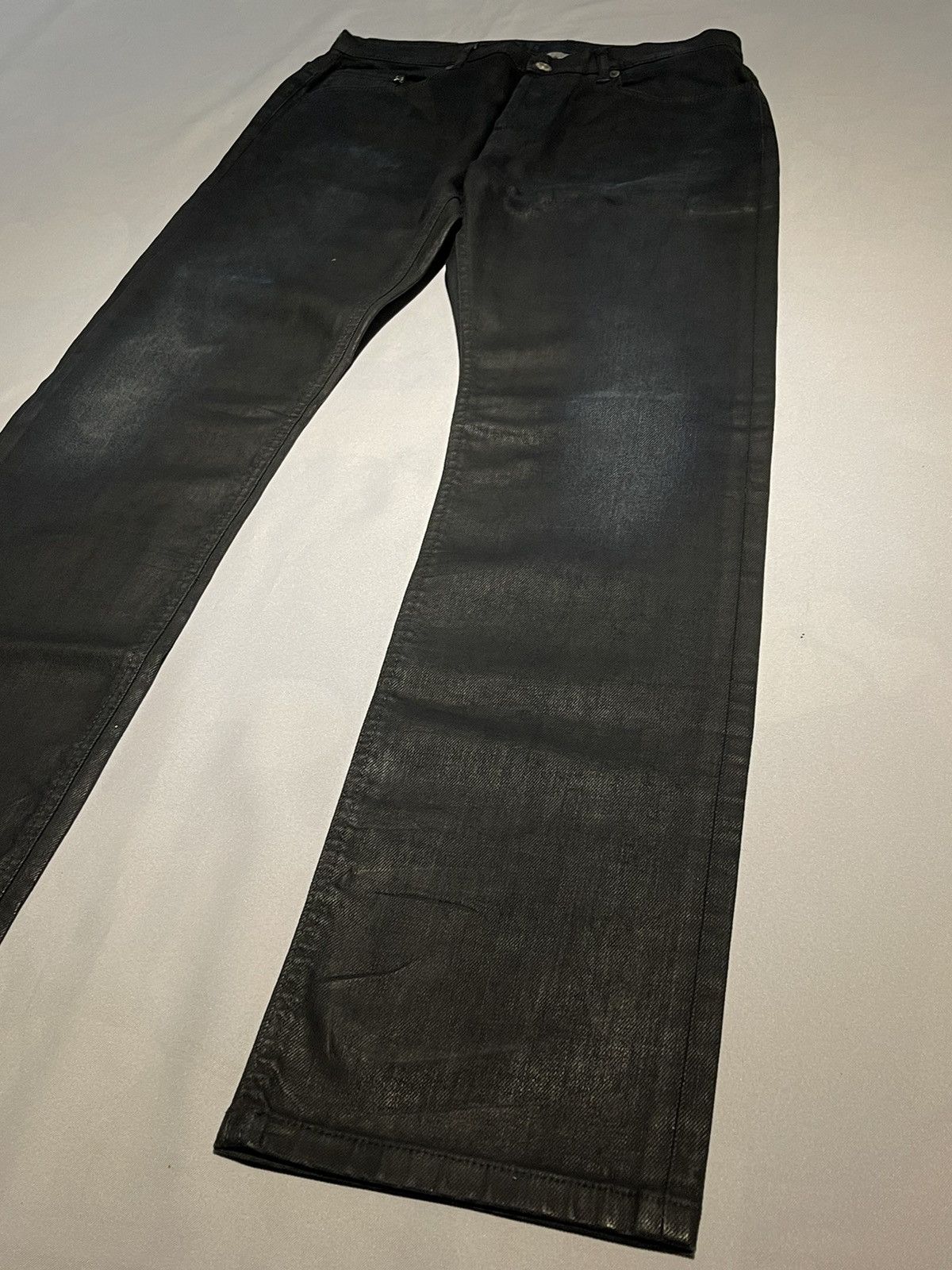 Designer × Kenzo × Vintage Vintage KENZO JEANS Denim Distressed Super Black Size US 32 / EU 48 - 5 Thumbnail