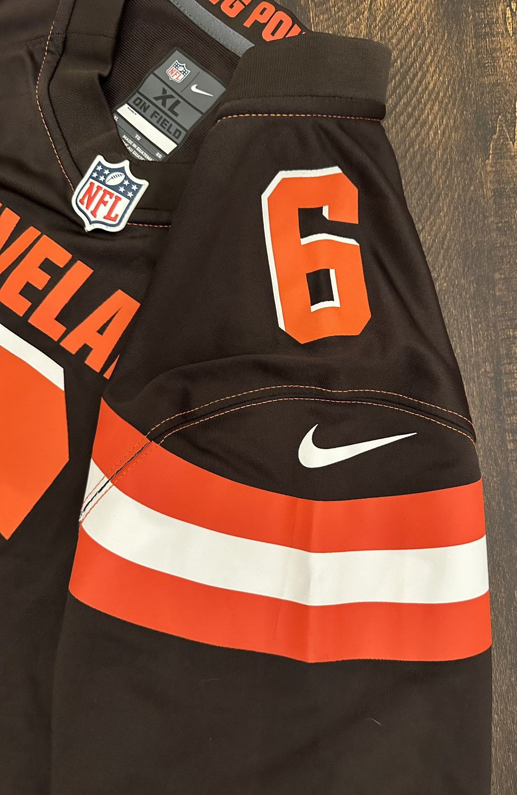 Nike Cleveland Browns Baker Mayfield Nike On Field Jersey Mens-XL Size US XL / EU 56 / 4 - 5 Thumbnail