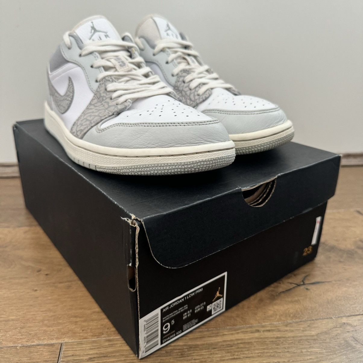 Jordan Brand Jordan 1 Low Elephant Print Size US 9.5 / EU 42-43 - 3 Thumbnail