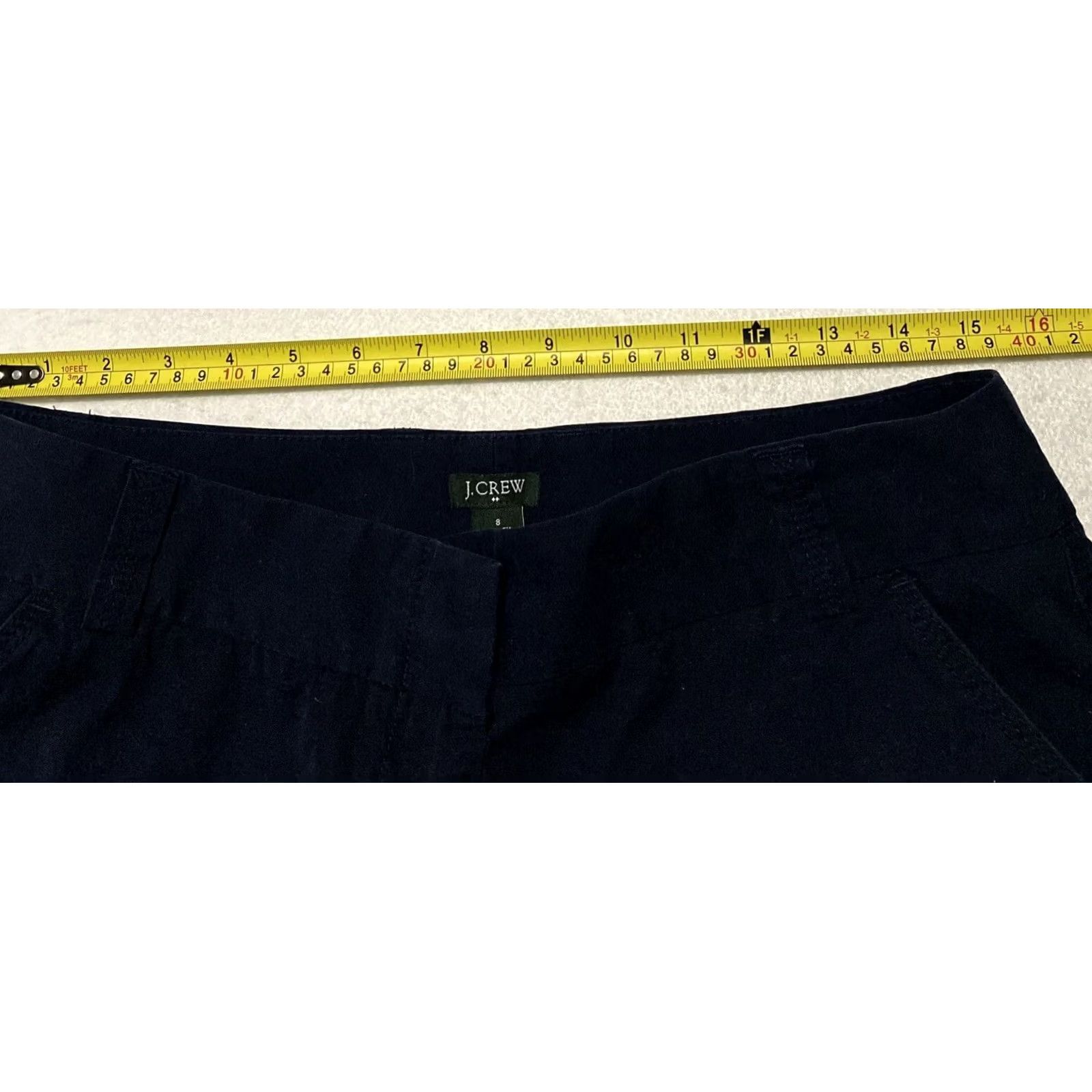 J.Crew J.CREW Shorts Womens Size 8 Navy Blue City Fit 100% Cotton / 29-37 Size 30" / US 8 / IT 44 - 5 Thumbnail