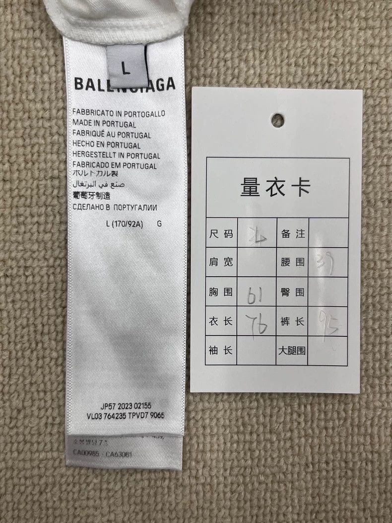 Balenciaga Balenciaga 3 B Sports Icon FW23 Logo Embroidered Crew Neck Size US L / EU 52-54 / 3 - 4 Thumbnail