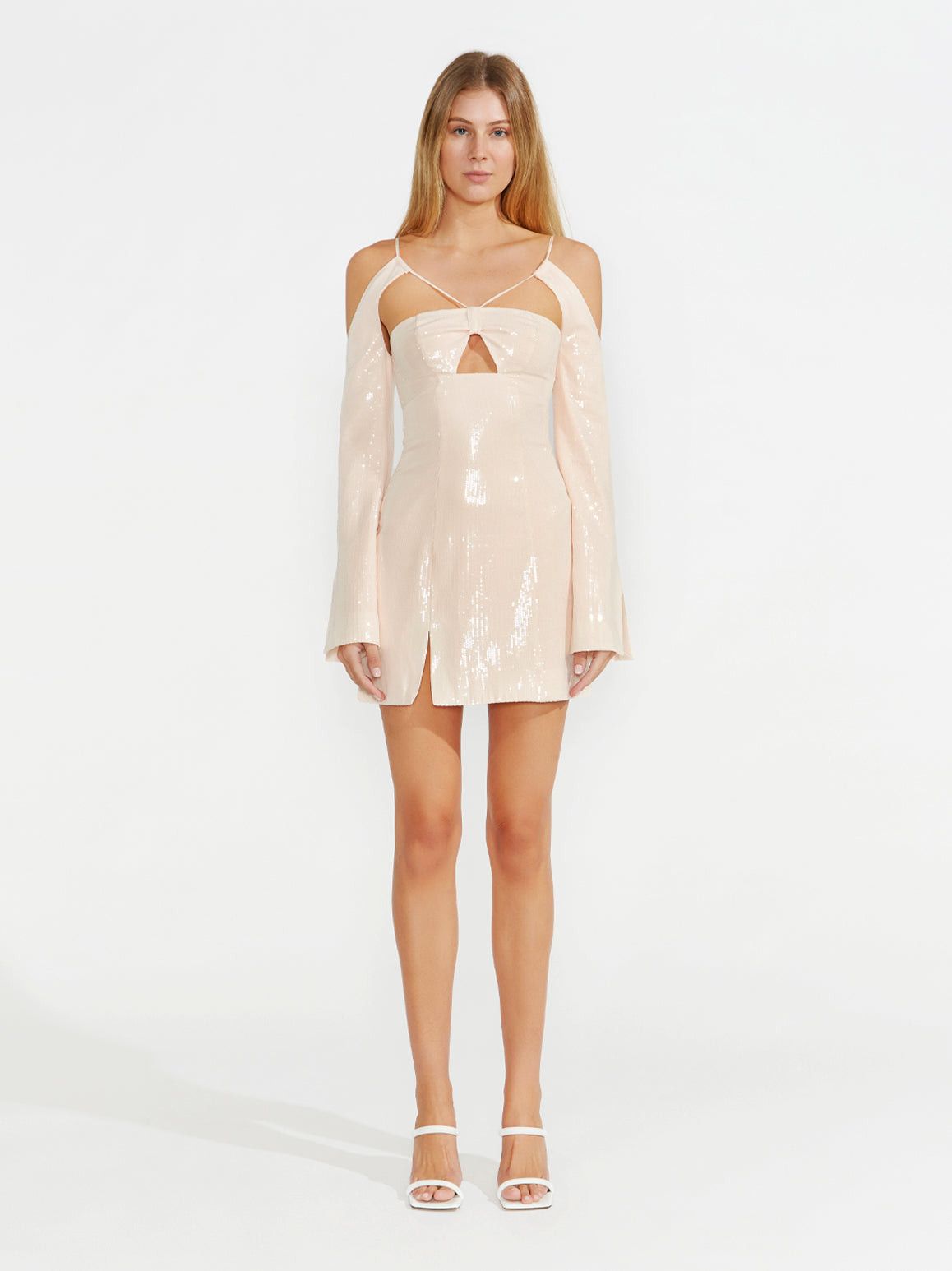 image of Alice Mccall Night Sky Mini Dress in Chai, Women's (Size Medium)