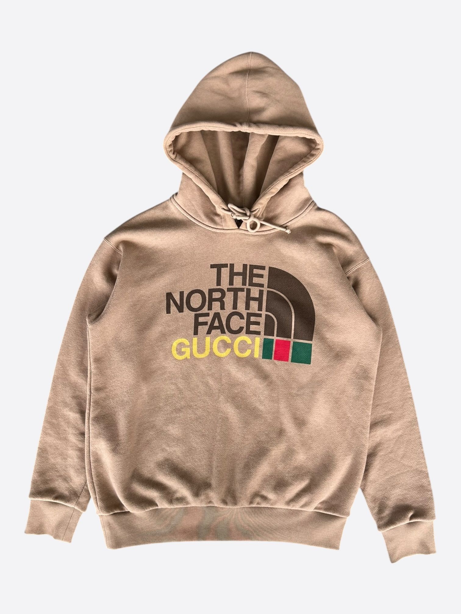 Gucci Gucci The North Face Brown Logo Hoodie Size US XS / EU 42 / 0 - 1 Thumbnail