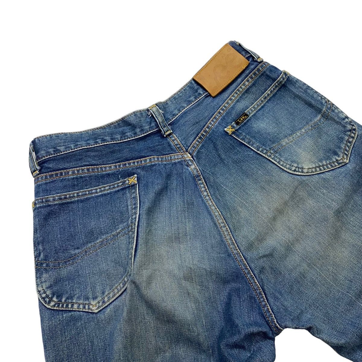 Lee VINTAGE 80s LEE RIDERS SELVEDGE DISTRESSED DENIM Size US 31 - 6 Thumbnail