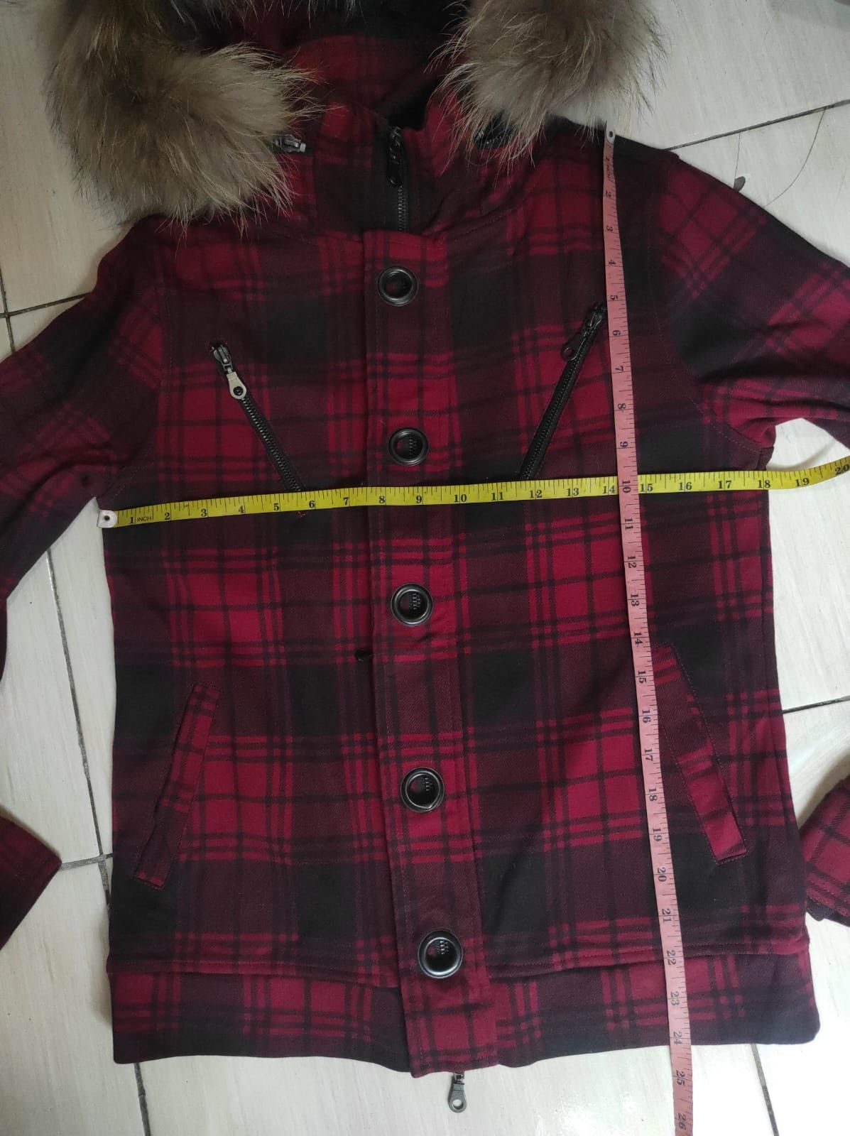 In The Attic In the attic double zip Fur hoodie ifsix LGB style Size US M / EU 48-50 / 2 - 14 Thumbnail