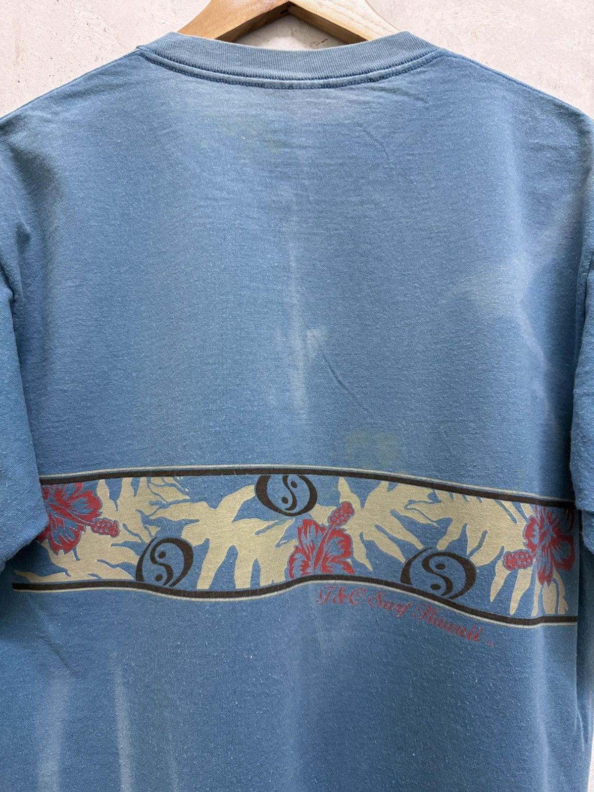 Billabong Vintage 90s T&C Surf Hawaiian Faded Tshirt Size US L / EU 52-54 / 3 - 5 Thumbnail