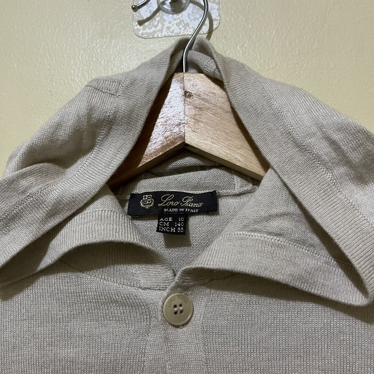 Loro Piana LORO PIANA - COLOR BLOCK CASHMERE HOODED JACKET Size L / US 10 / IT 46 - 3 Thumbnail