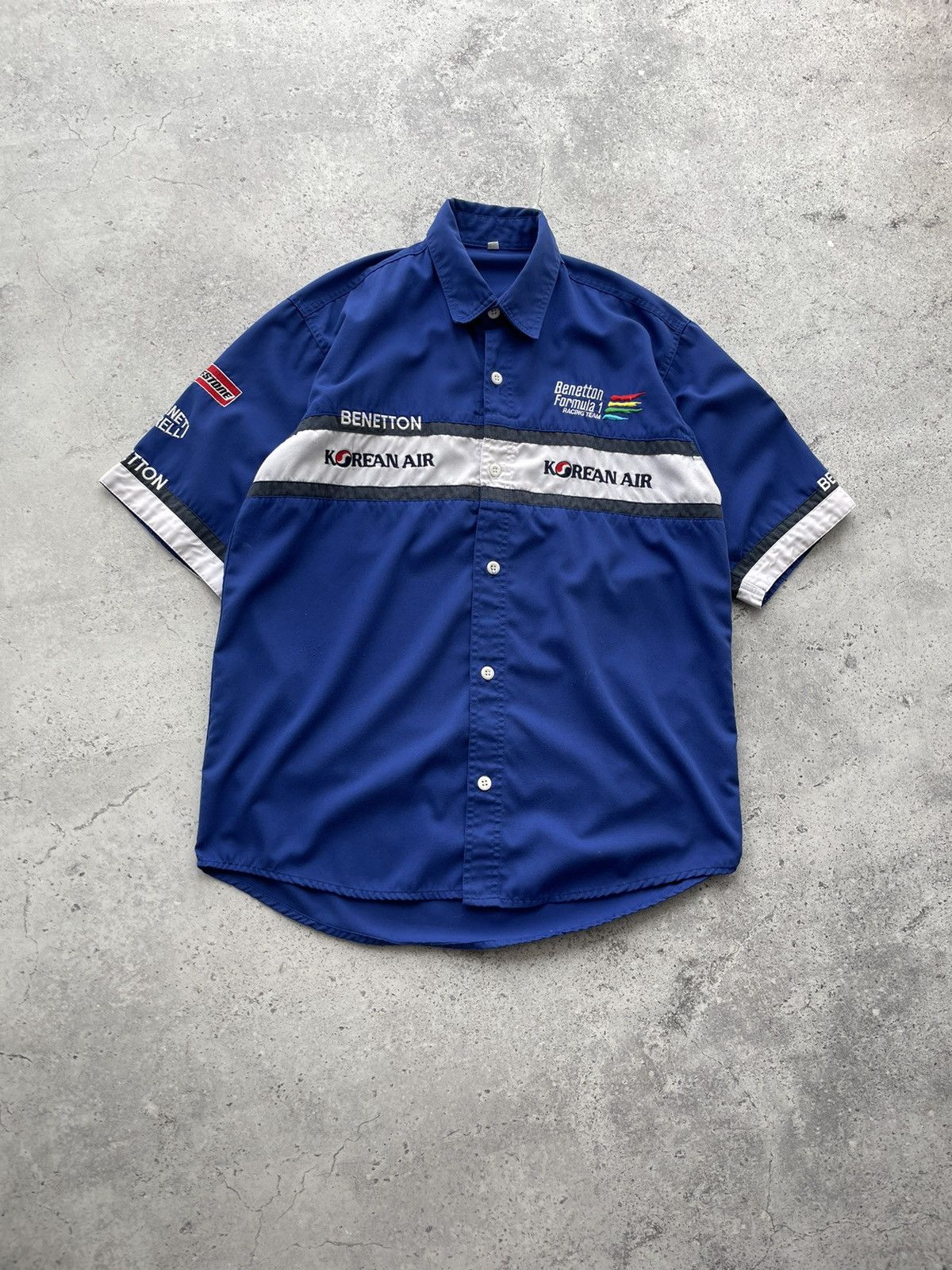 2000s Rare Benetton Formula 1 Mild Seven Racing Team Shirt