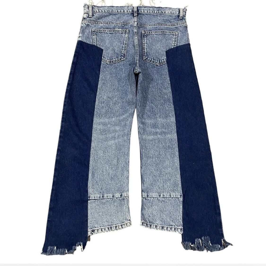 Japanese Brand Vintage Japanese Brand Frayed Style Distressed Baggy Jeans Size 32" / US 10 / IT 46 - 5 Thumbnail