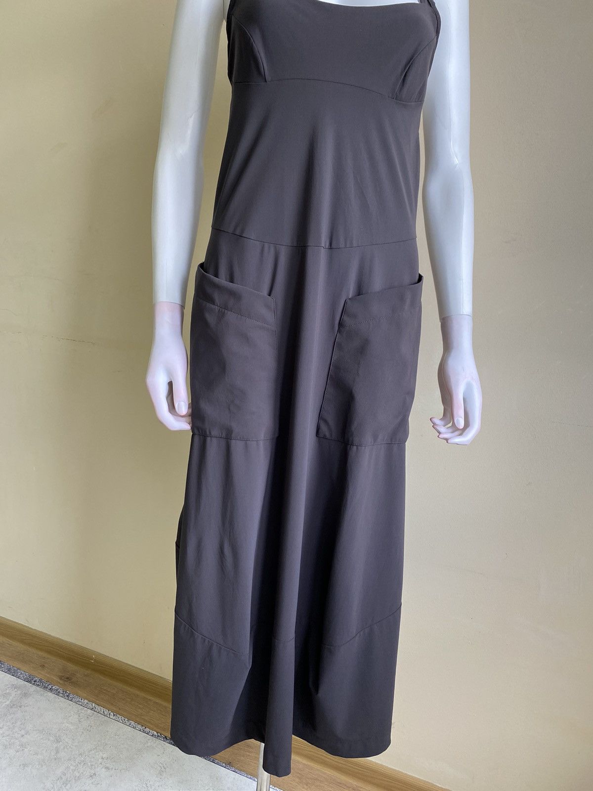 Marithe + Francois Girbaud Marithe Francois Girbaud Womens Sleeveless Grey Midi Dress Size XL / US 12-14 / IT 48-50 - 5 Thumbnail