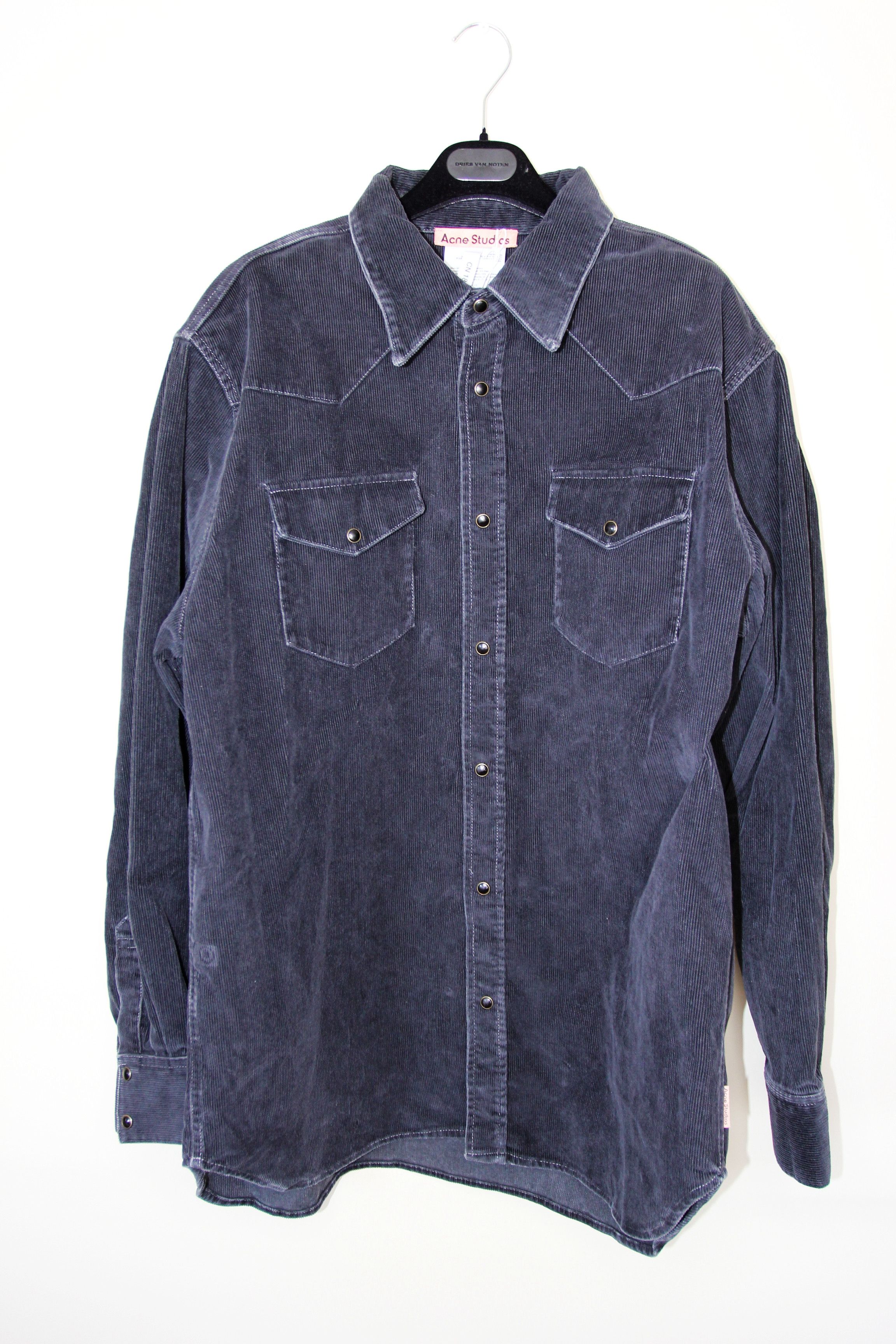 Acne Studios BNWT AW23 ACNE STUDIOS CORDUROY BUTTON-UP SHIRT 46 Size US S / EU 44-46 / 1 - 2 Thumbnail