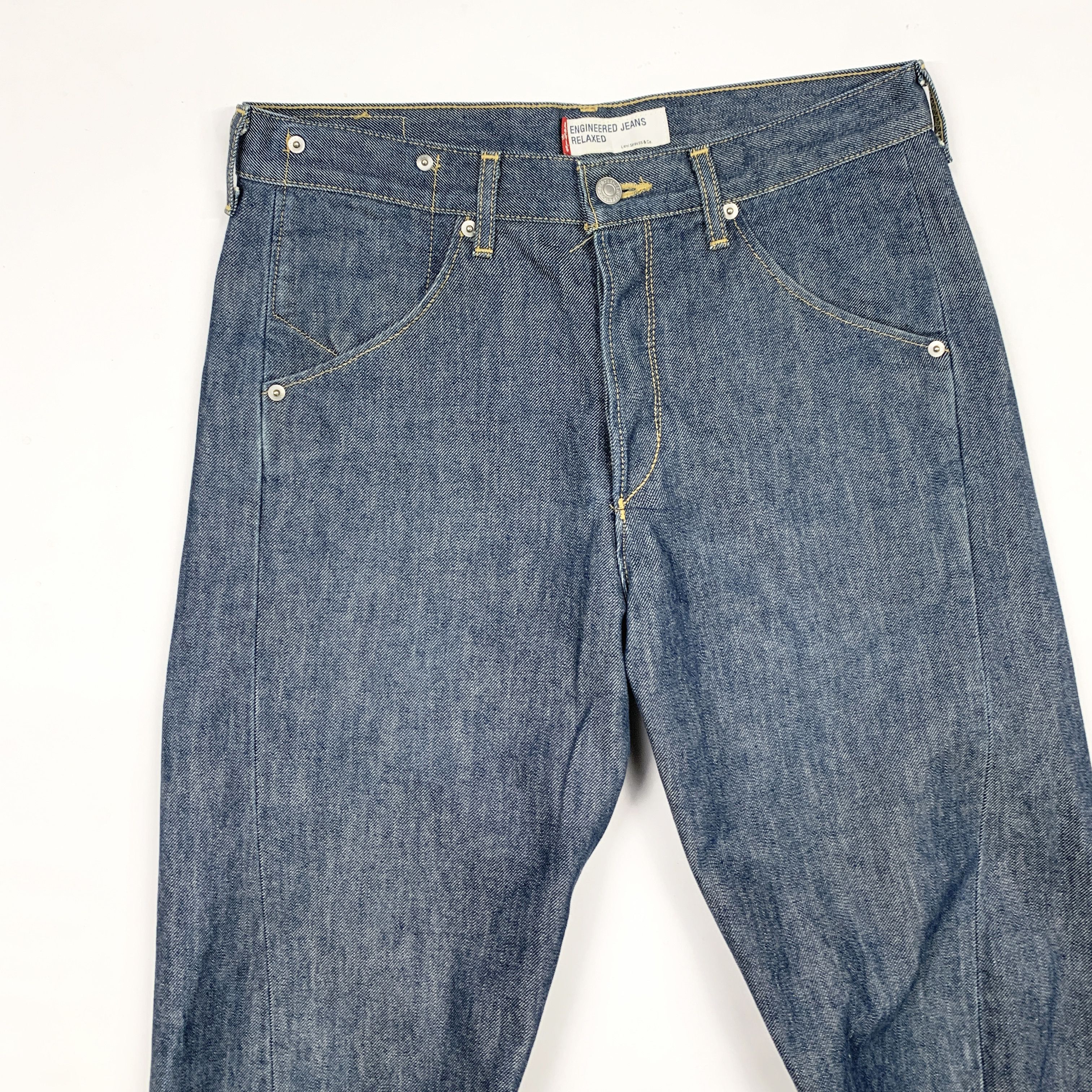 Levi's Engineered 00's Relaxed Denim Jeans Size US 31 - 3 Thumbnail