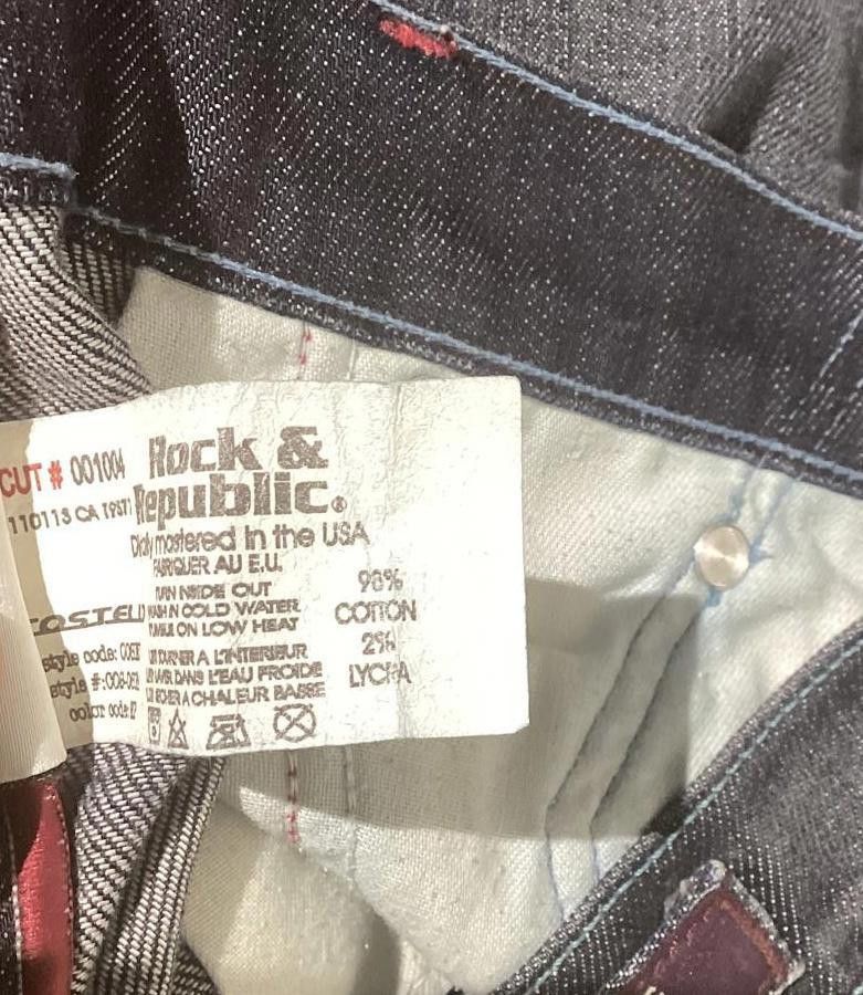 Rock & Republic Vintage Rock & Republic Women's Black Bootcut Jeans Size 29 Size 30" / US 8 / IT 44 - 11 Thumbnail