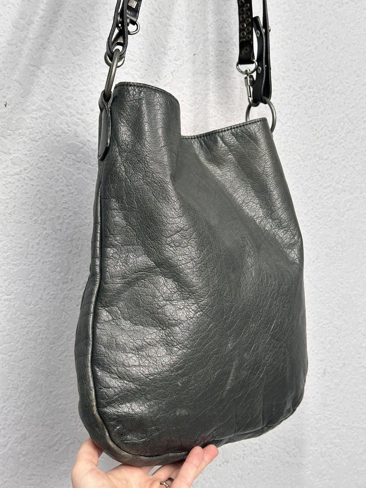 A.S.98 Vintage Japan Leather Bag Kapital Messenger Y2K Rare GOA Size ONE SIZE - 16 Thumbnail