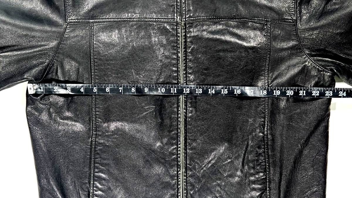 Brandini Brandini Lamb Leather Moto Jacket Minimalist Full Zip Size Size US L / EU 52-54 / 3 - 3 Thumbnail