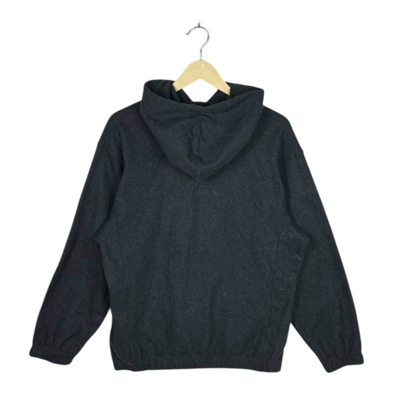 Lemaire × Uniqlo Uniqlo U Brushed Jersey Hoodie Lemaire Boxy Fit Dark Grey M Size US M / EU 48-50 / 2 - 2 Thumbnail