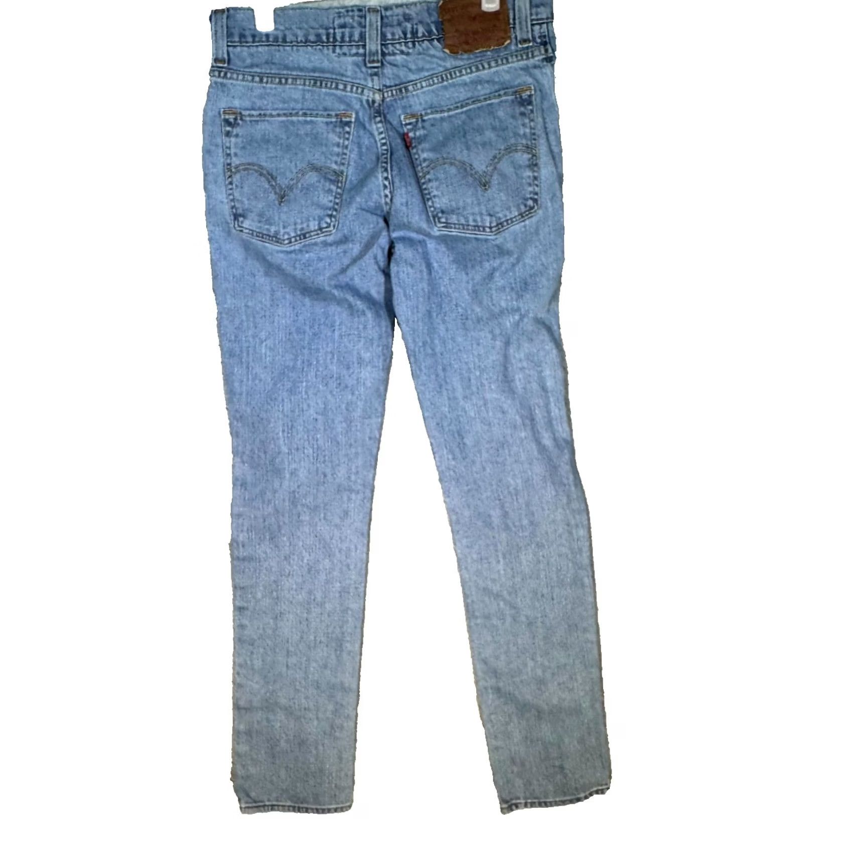 Levi's Levi’s 510 Jeans 32 x 30 Blue Denim Stretch Mid-Rise Super Skinny Leg Men Size US 32 / EU 48 - 2 Thumbnail