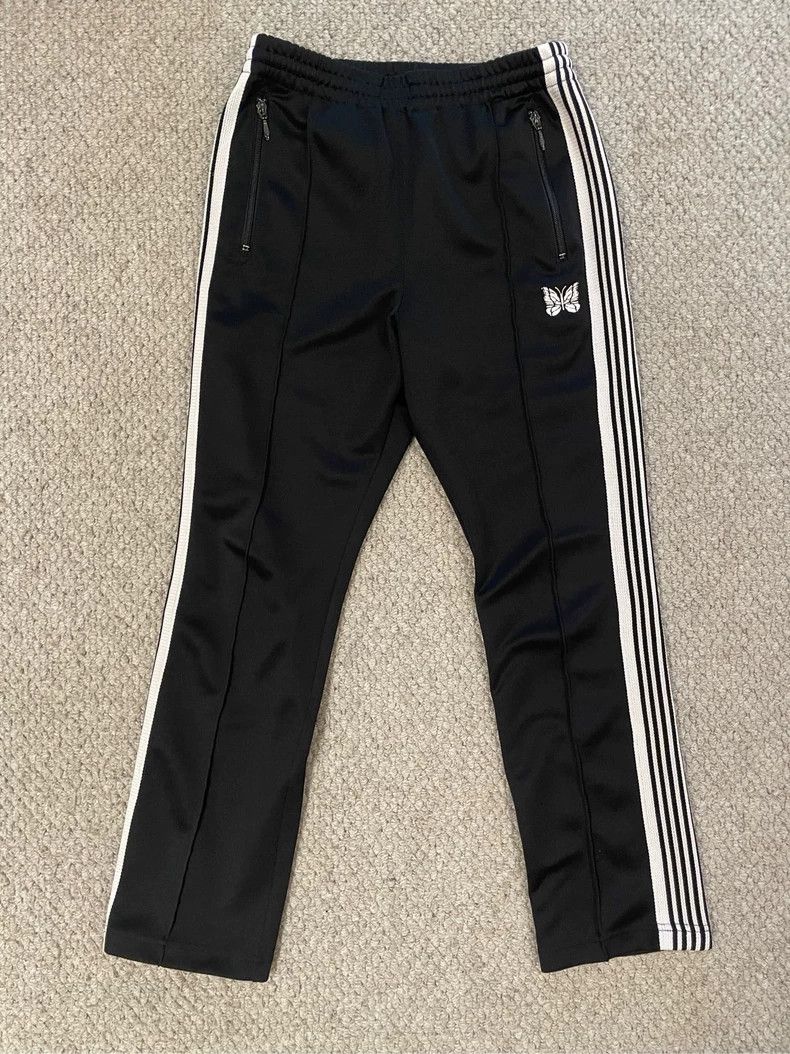 Needles Needles Black White Stripe Embroidered Pants - dmc Size US 26 / EU 42 - 1 Thumbnail