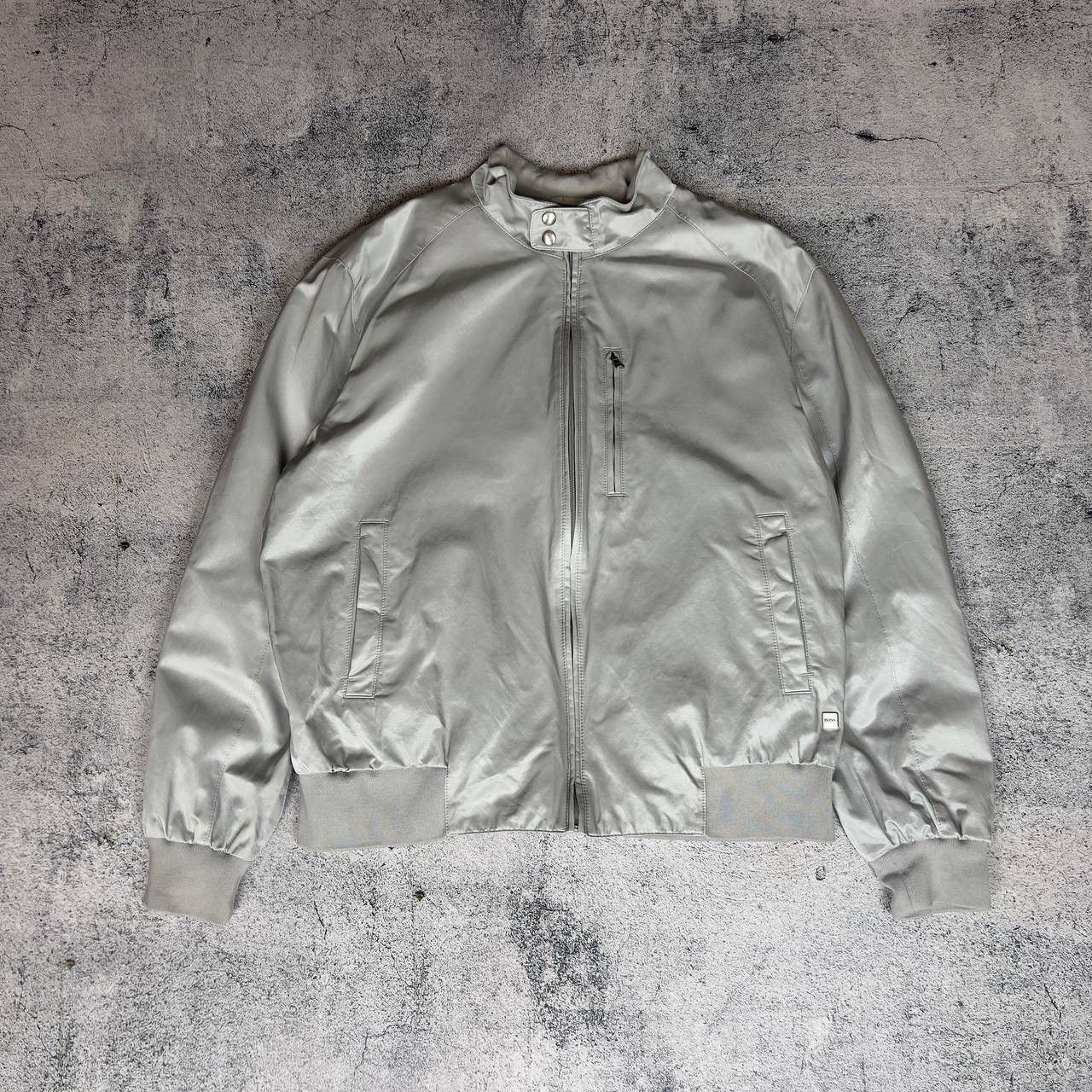 Hugo Boss Hugo Boss Jacket Men's Size M-L Silver Long Sleeve` Size US L / EU 52-54 / 3 - 1 Thumbnail