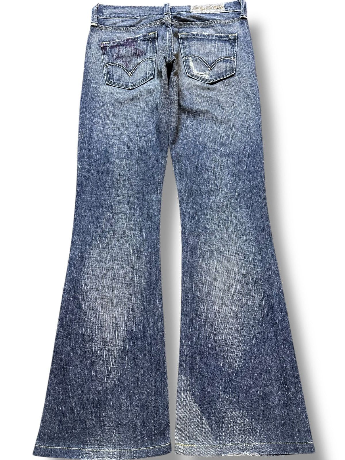 Levi's Vintage Clothing Vintage Levi’s 926-03 Flare Bootcut Distressed Denim Size US 29 - 5 Thumbnail