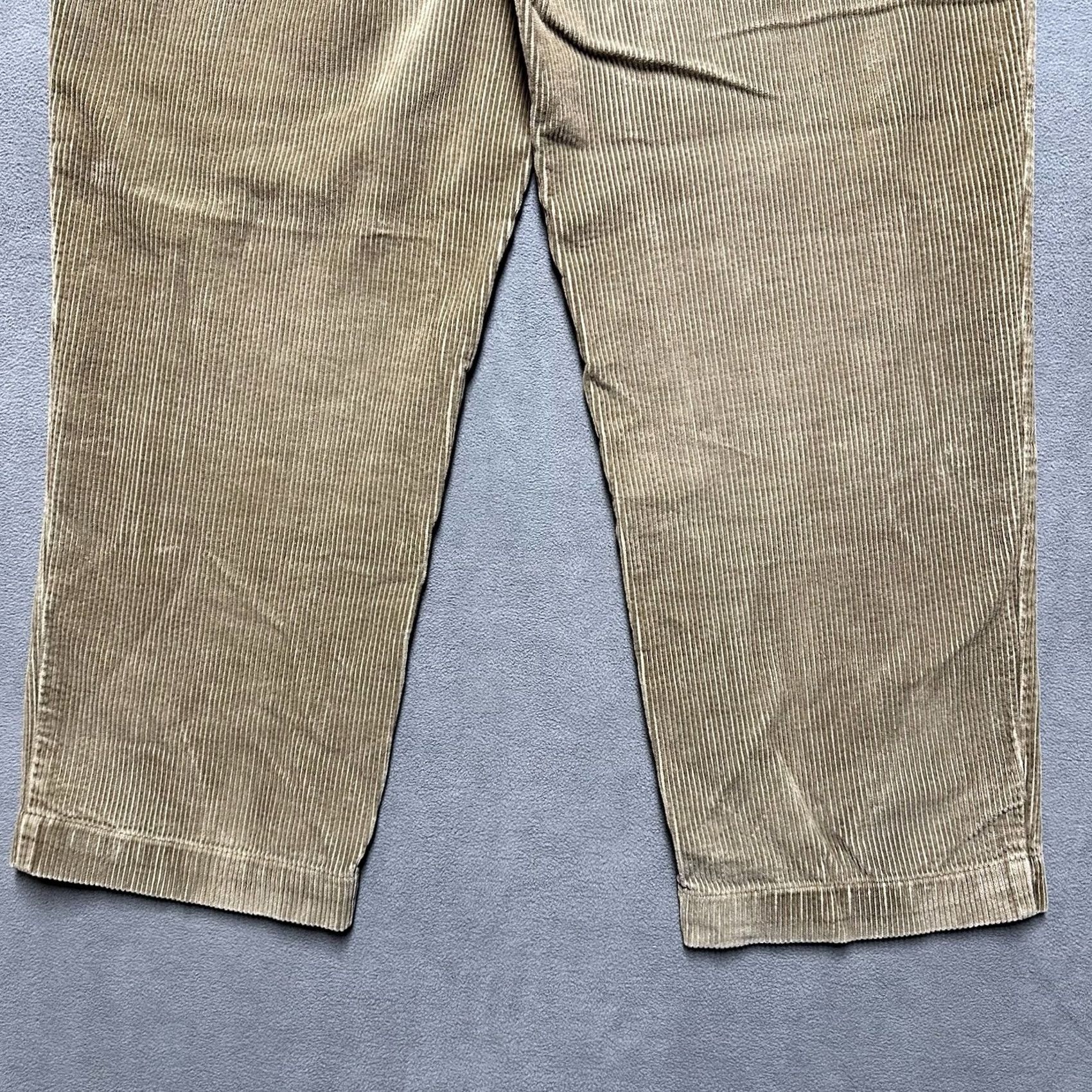 Polo Ralph Lauren Polo Ralph Lauren Pants Mens 38x30 (36x28) Philip Corduroy Pleated Tan Brown GUC Size US M / EU 48-50 / 2 - 7 Thumbnail