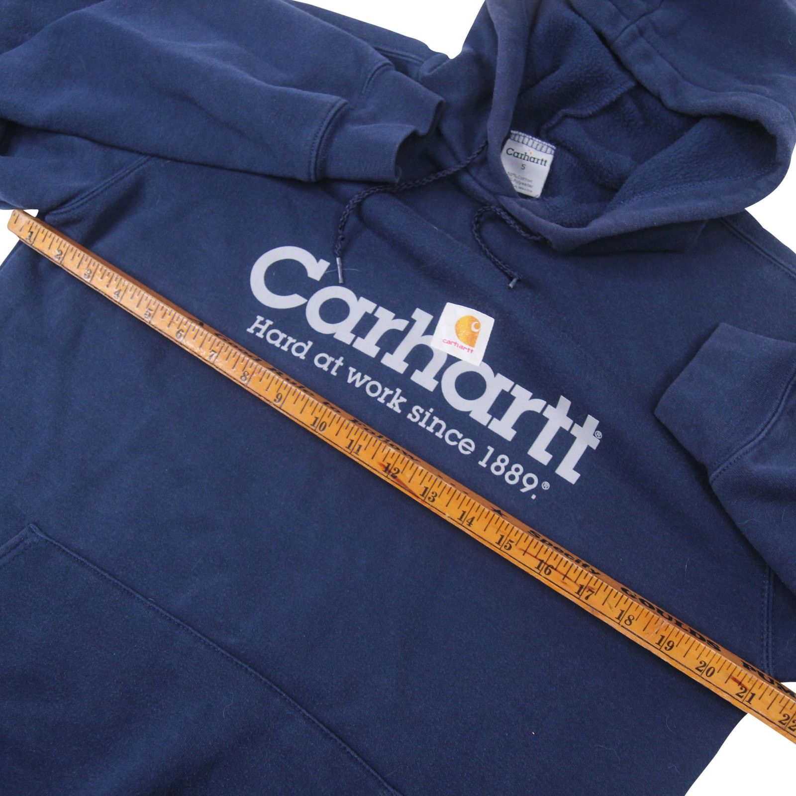 Carhartt × Vintage Vintage Carhartt Spellout Graphic Hoodie Size US S / EU 44-46 / 1 - 5 Thumbnail