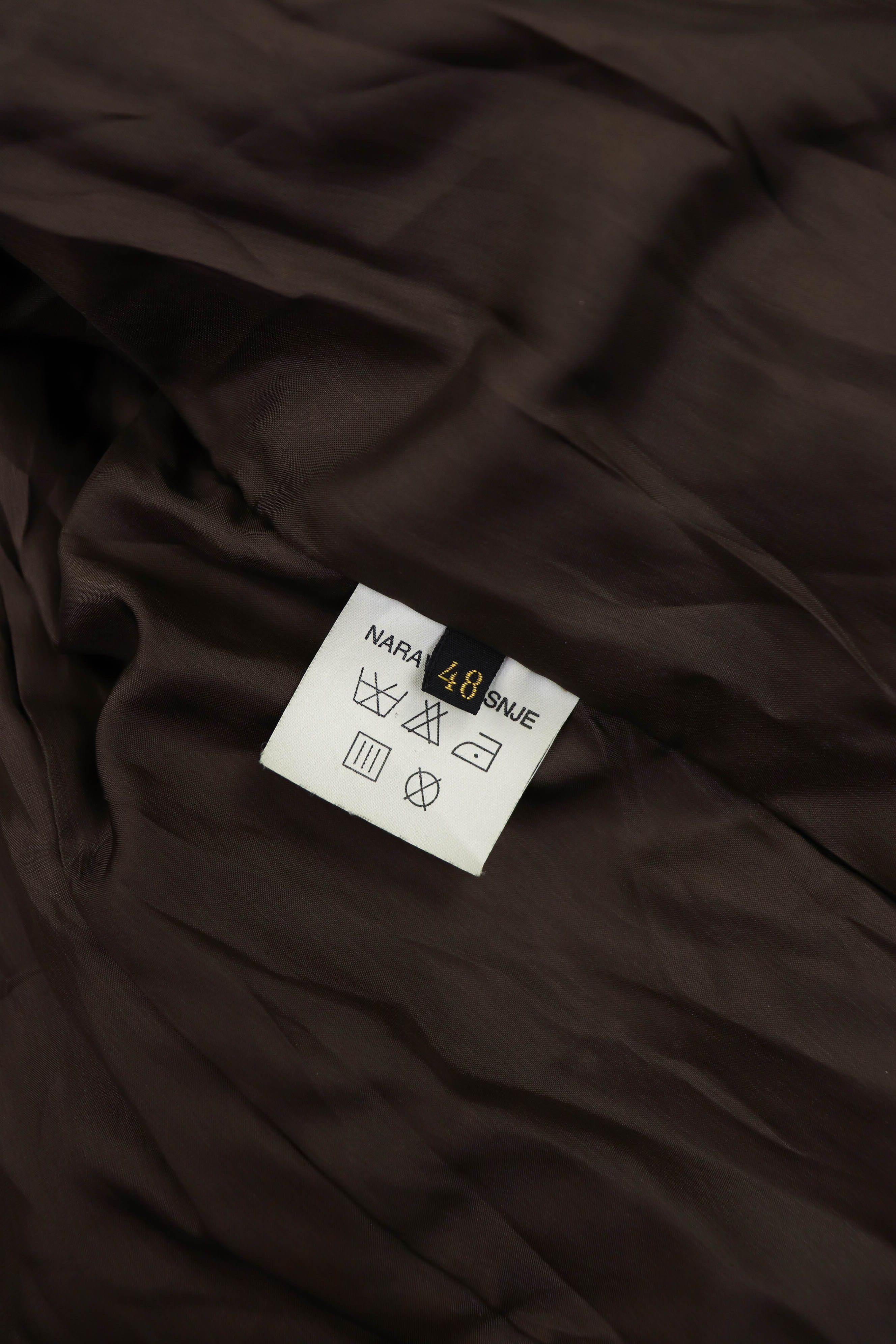 Genuine Leather 2nd Skin by inde Dark Brown Heavy Leather Coat Jacket Size US M / EU 48-50 / 2 - 18 Thumbnail