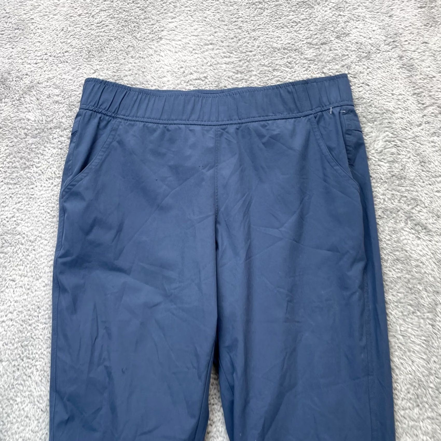 Eddie Bauer Eddie Bauer Pants Womens Small Blue Ankle Straight Leg Stretch Logo Hiking Size 30" / US 8 / IT 44 - 6 Thumbnail