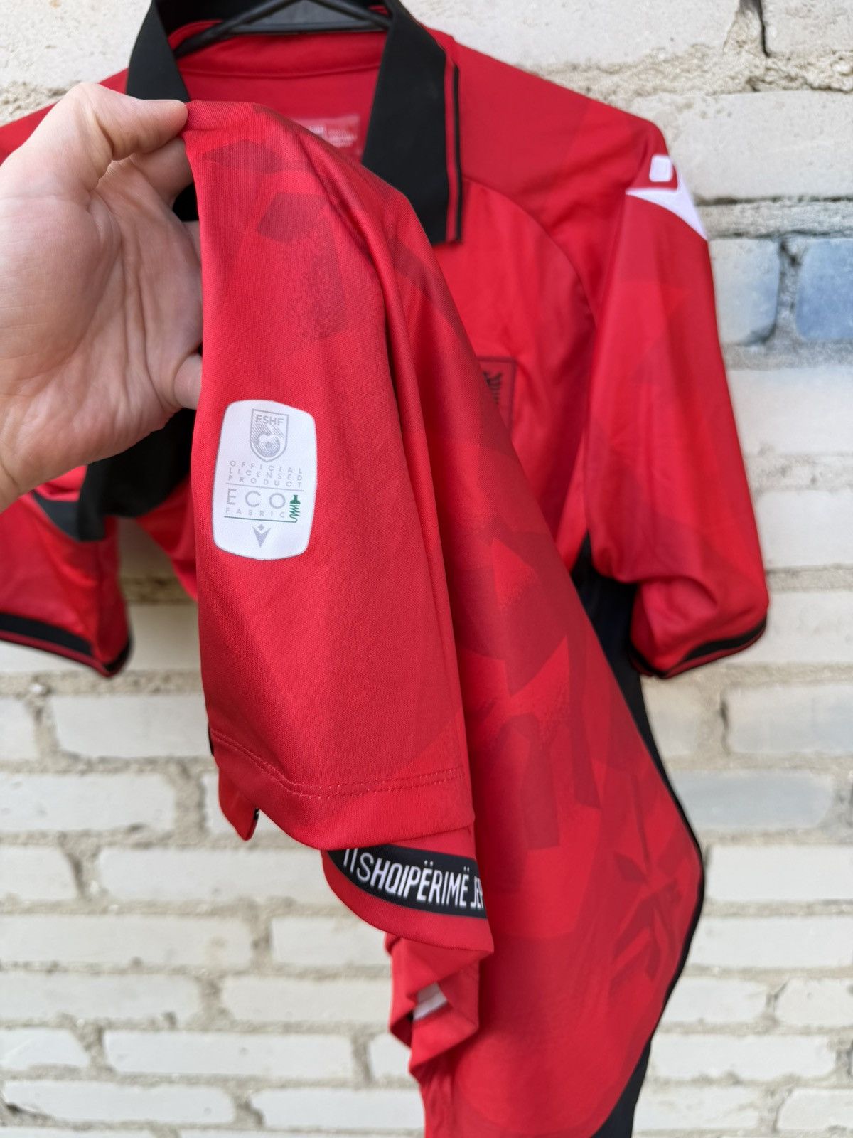 Macron Macron Albania 2023/2024 Albin #10 Soccer Jersey Size US L / EU 52-54 / 3 - 4 Thumbnail