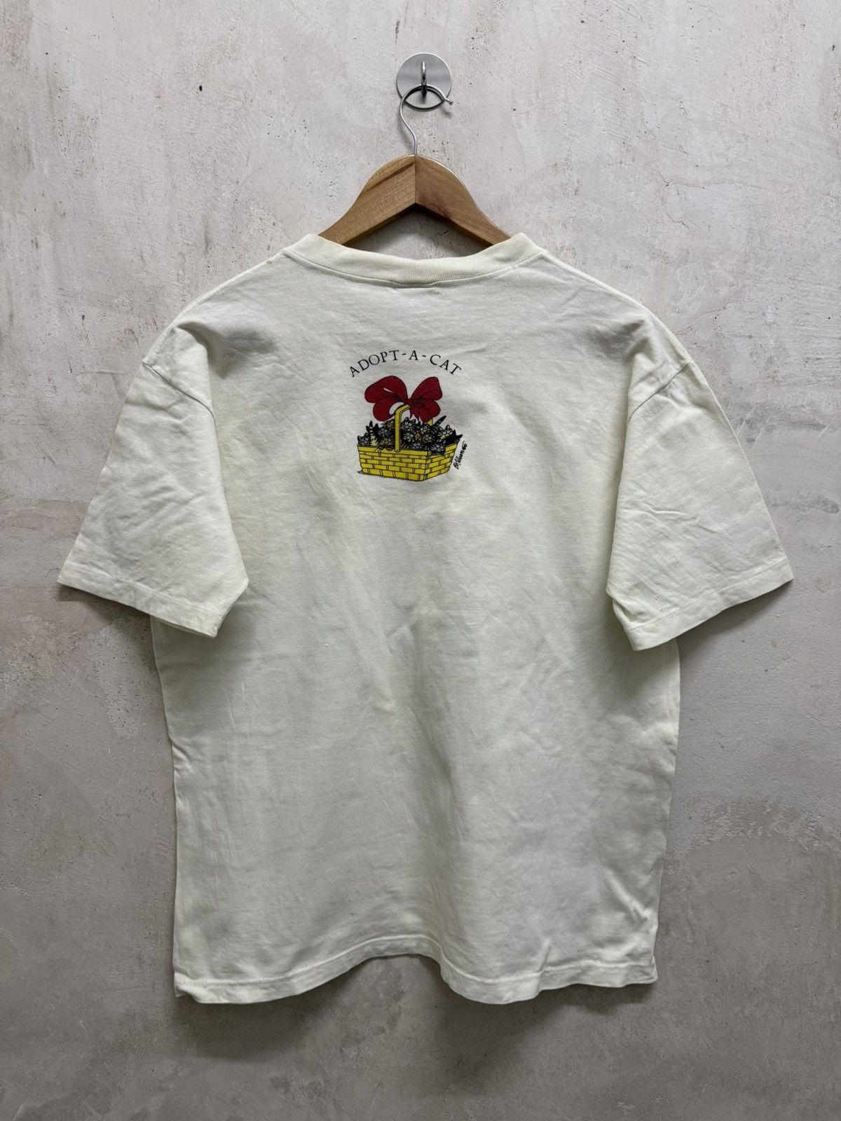 Vintage Vintage 90s Crazy Shirts Hawaii “Adopt a Cat” B Kliban Tees Size US M / EU 48-50 / 2 - 3 Thumbnail
