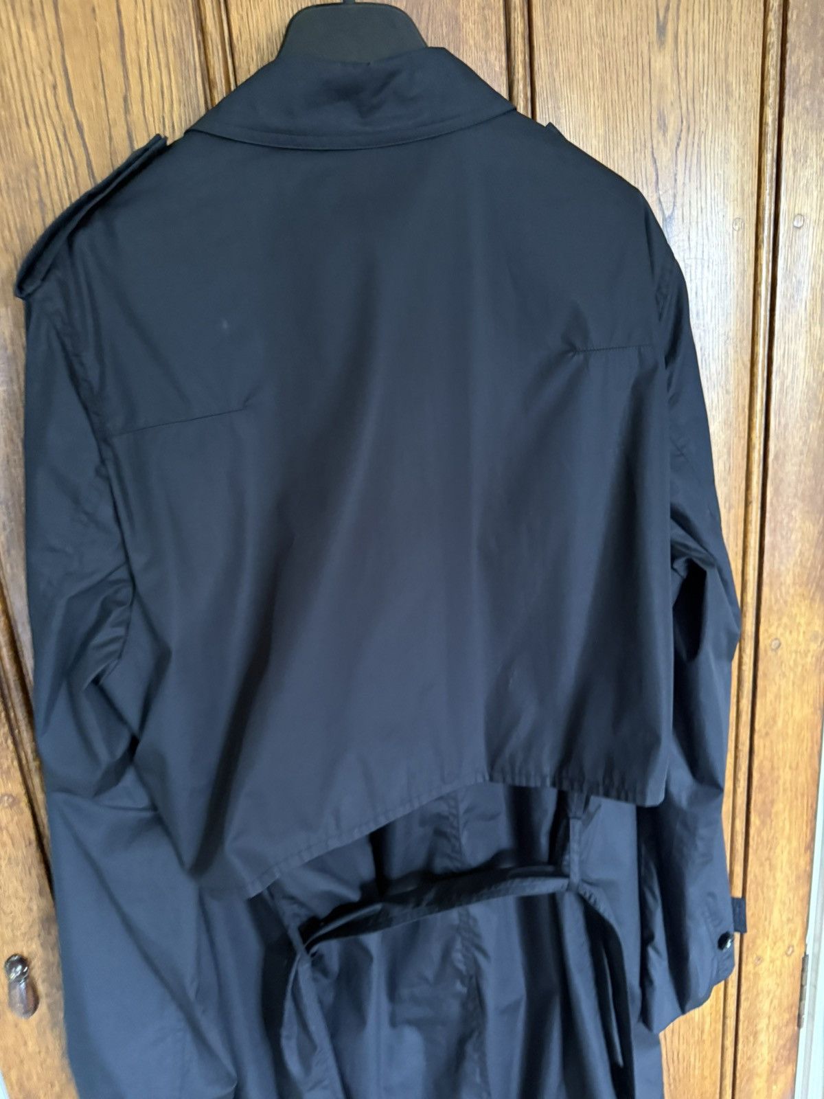 Dior SS10 RARE Dior Homme black mac coat jacket KVA 56 GRAIL Size US XL / EU 56 / 4 - 19 Thumbnail