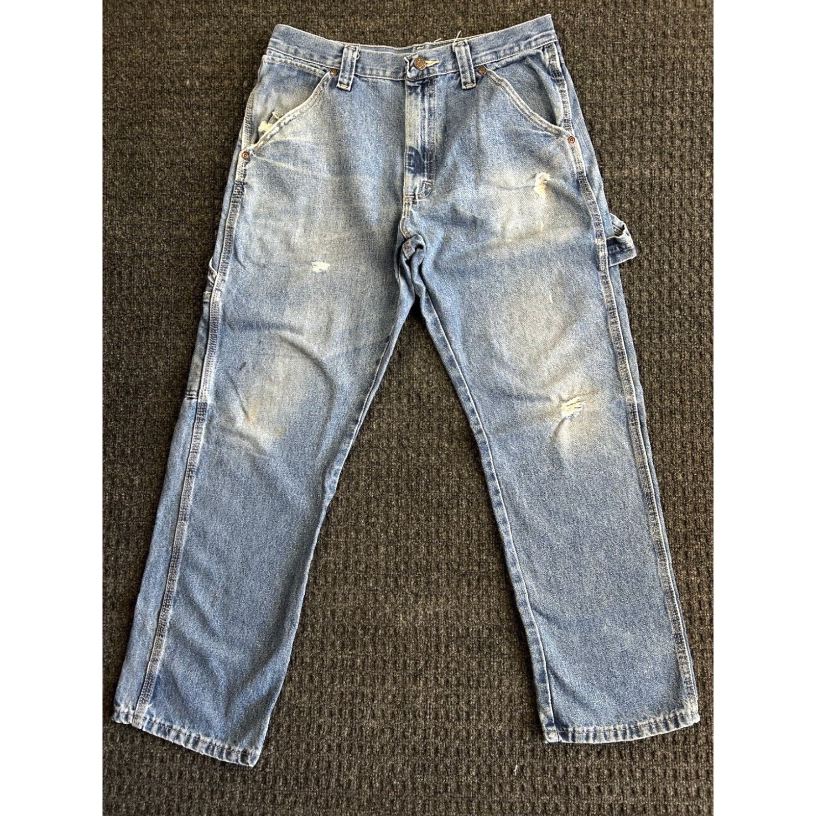 Wrangler VINTAGE Wrangler Jeans Denim 32 x 30 Relaxed Regular Men 90s Grunge Y2K Blue Denim 5-Pocket Design Jeans Size US 32 / EU 48 - 2 Thumbnail