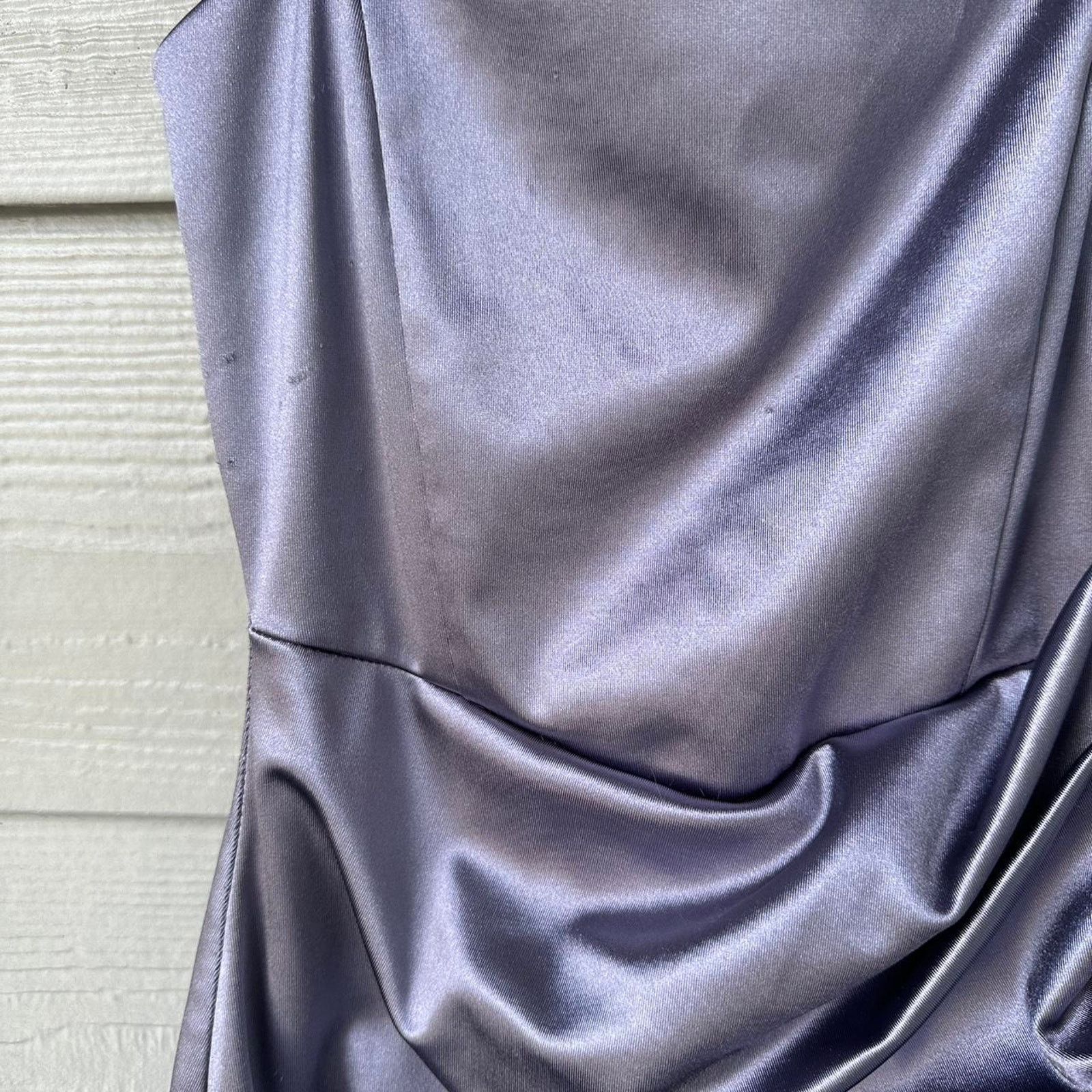 Other Purple satin mini dress Size S / US 4 / IT 40 - 3 Thumbnail