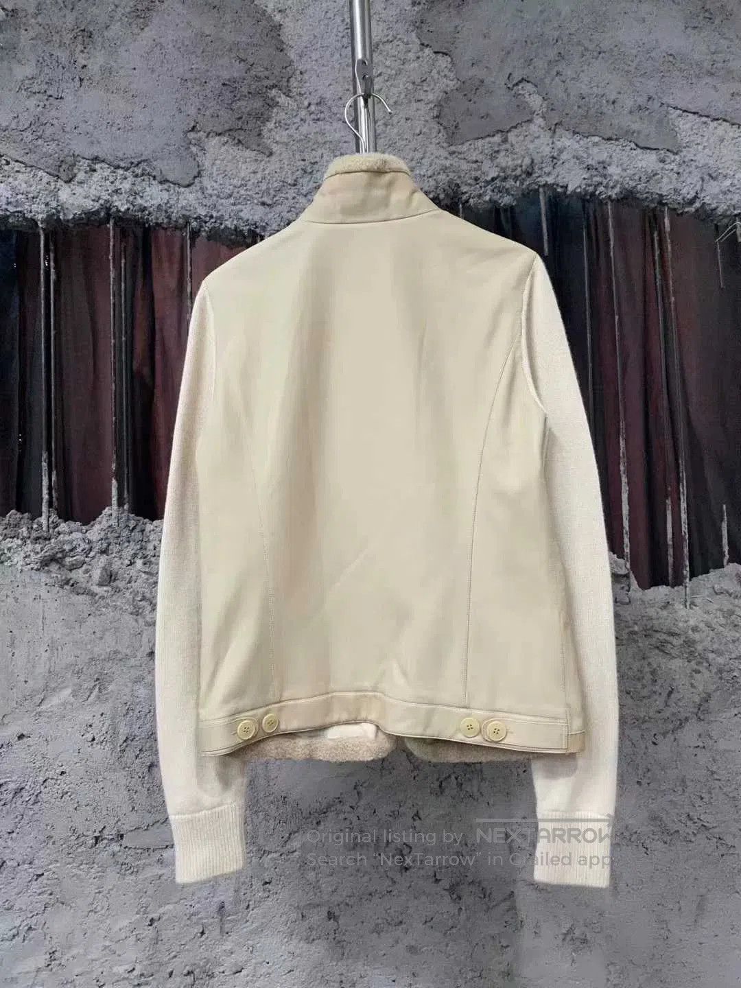 Loro Piana Loro Piana Beige Cashmere Zipper Jacket. Size M / US 6-8 / IT 42-44 - 2 Thumbnail
