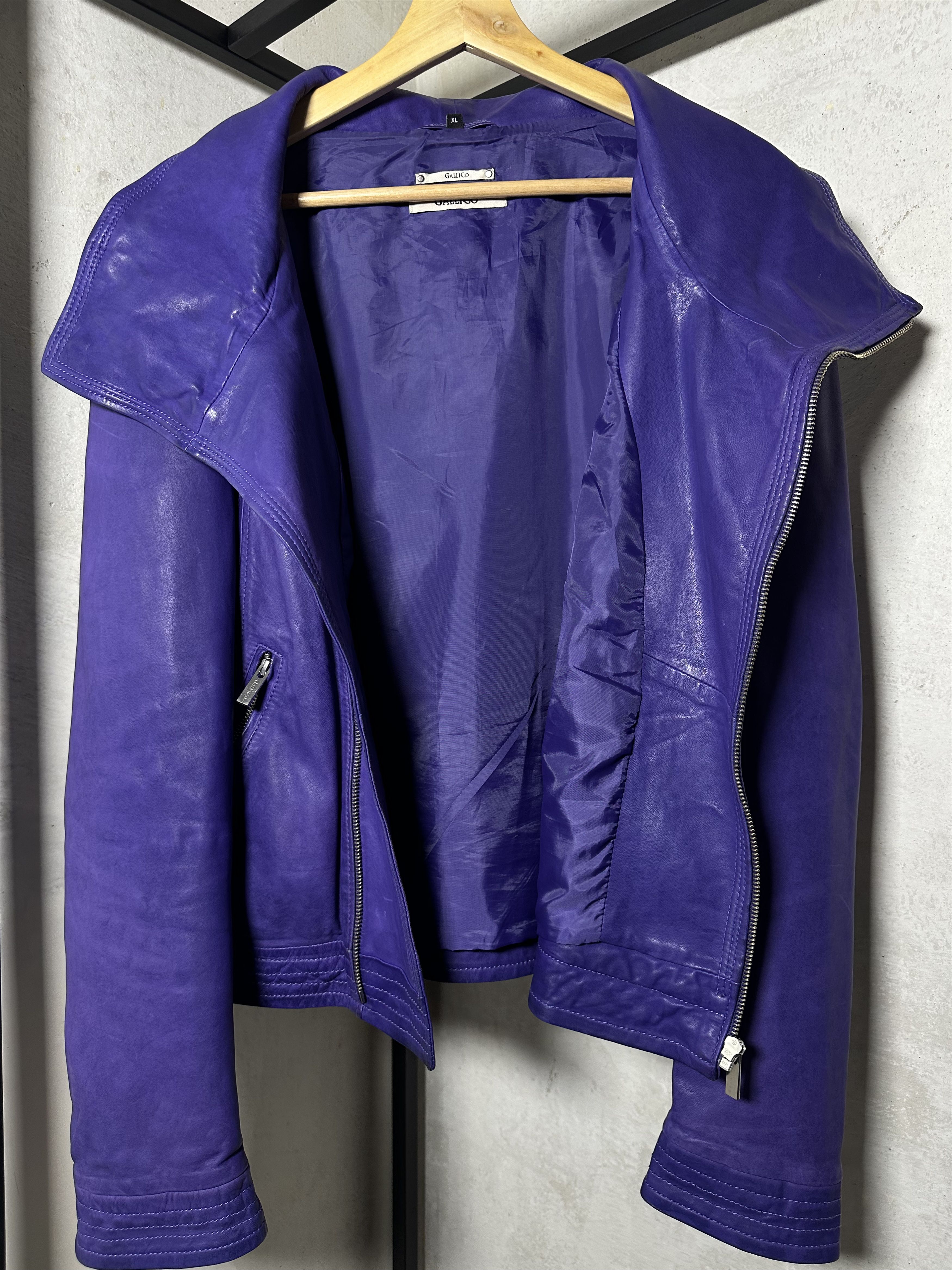 Genuine Leather GalliCo Cowhide Genuine Soft Leather Jacket Size XL / US 12-14 / IT 48-50 - 10 Thumbnail