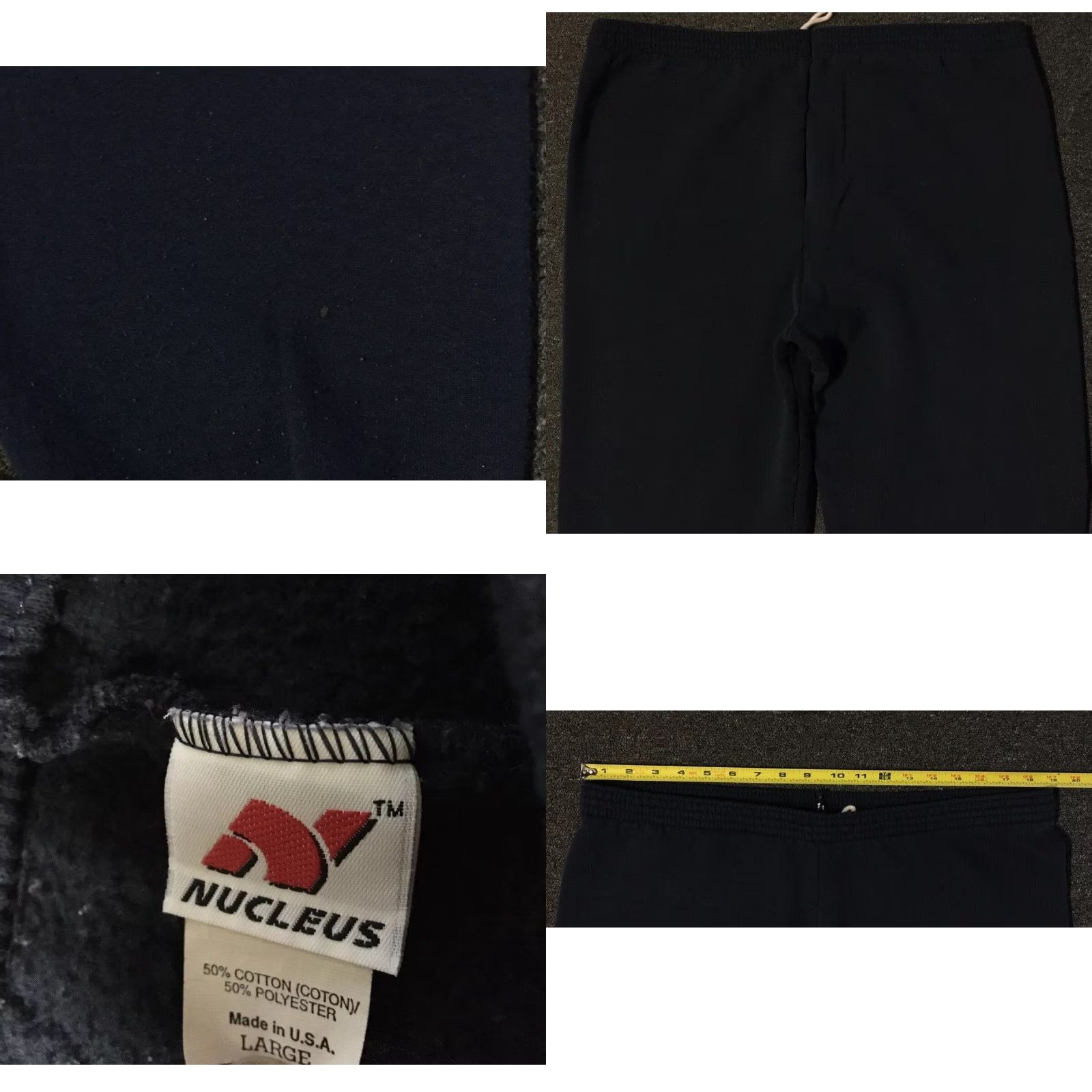 Vintage VINTAGE 90s Faded Sweatpants XL USA Physical Education Pant Men Blue Size US 36 / EU 52 - 8 Thumbnail