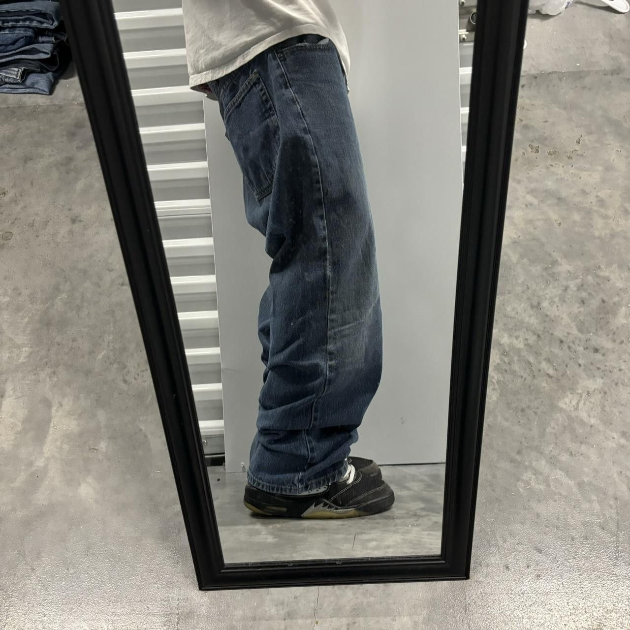 Japanese Brand × Vintage Crazy Vintage Y2K/2000s Grunge Faded Medium Wash Denim Jeans! Size US 36 / EU 52 - 2 Thumbnail