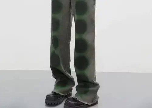 Other Aesthetic Green Japanese Harajuku Denim Pant Size US 32 / EU 48 - 1 Thumbnail