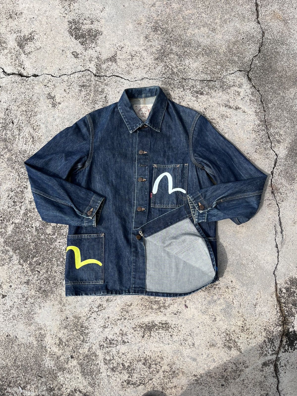 Evisu Evisu Multicolor Workwear Denim Jacket Size US M / EU 48-50 / 2 - 6 Thumbnail