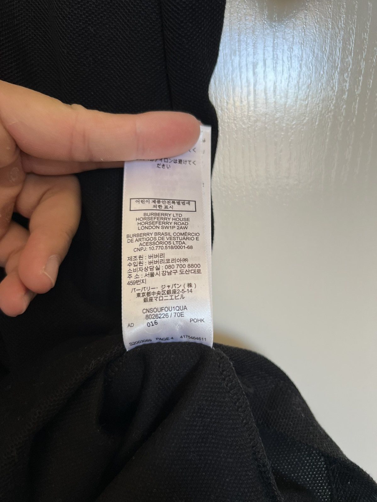 Burberry Burberry Spellout sleeve Polo Size US M / EU 48-50 / 2 - 4 Thumbnail