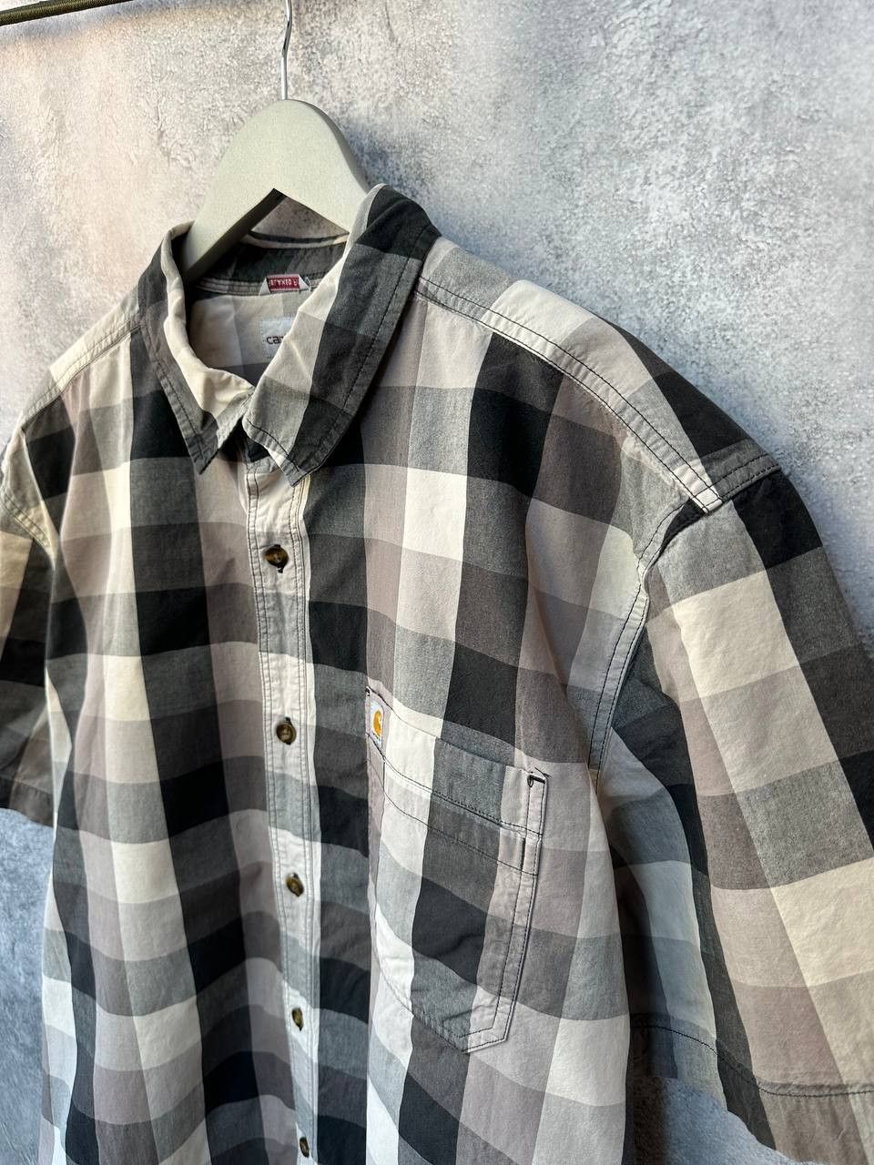 Carhartt Carhartt Plaid Short Sleeve Button Up Shirt Workwear Size US XXL / EU 58 / 5 - 6 Thumbnail